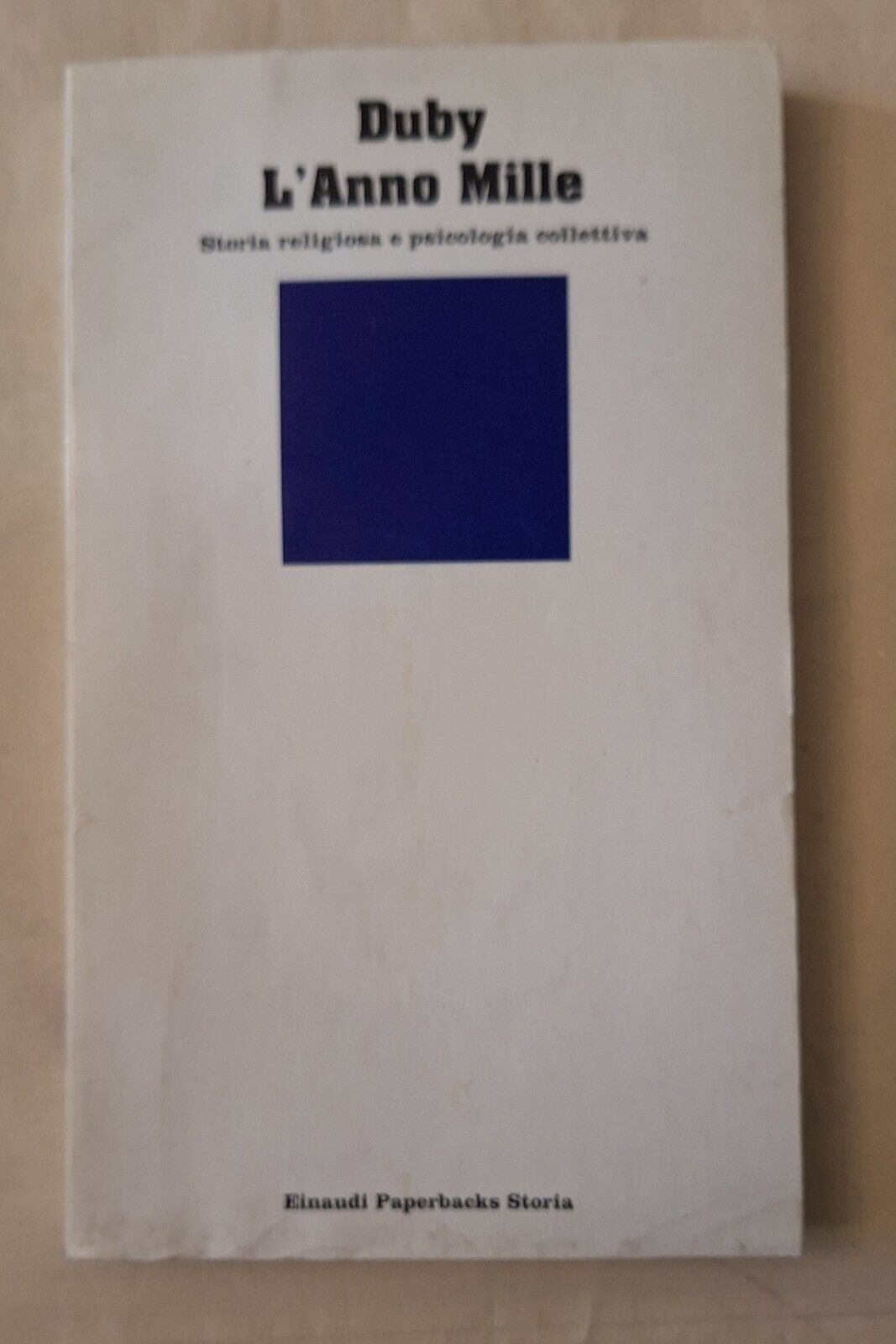 DUBY L'ANNO MILLE EINAUDI PAPERBACKS 1997
