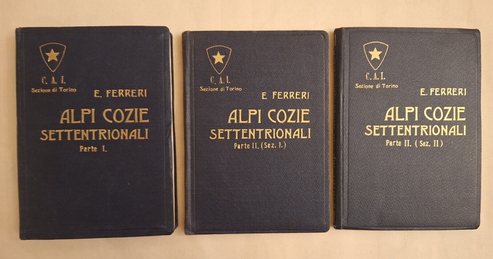 E. FERRERI ALPI COZIE SETTENTRIONALE CAI SEZ. DI TORINO 1923 …