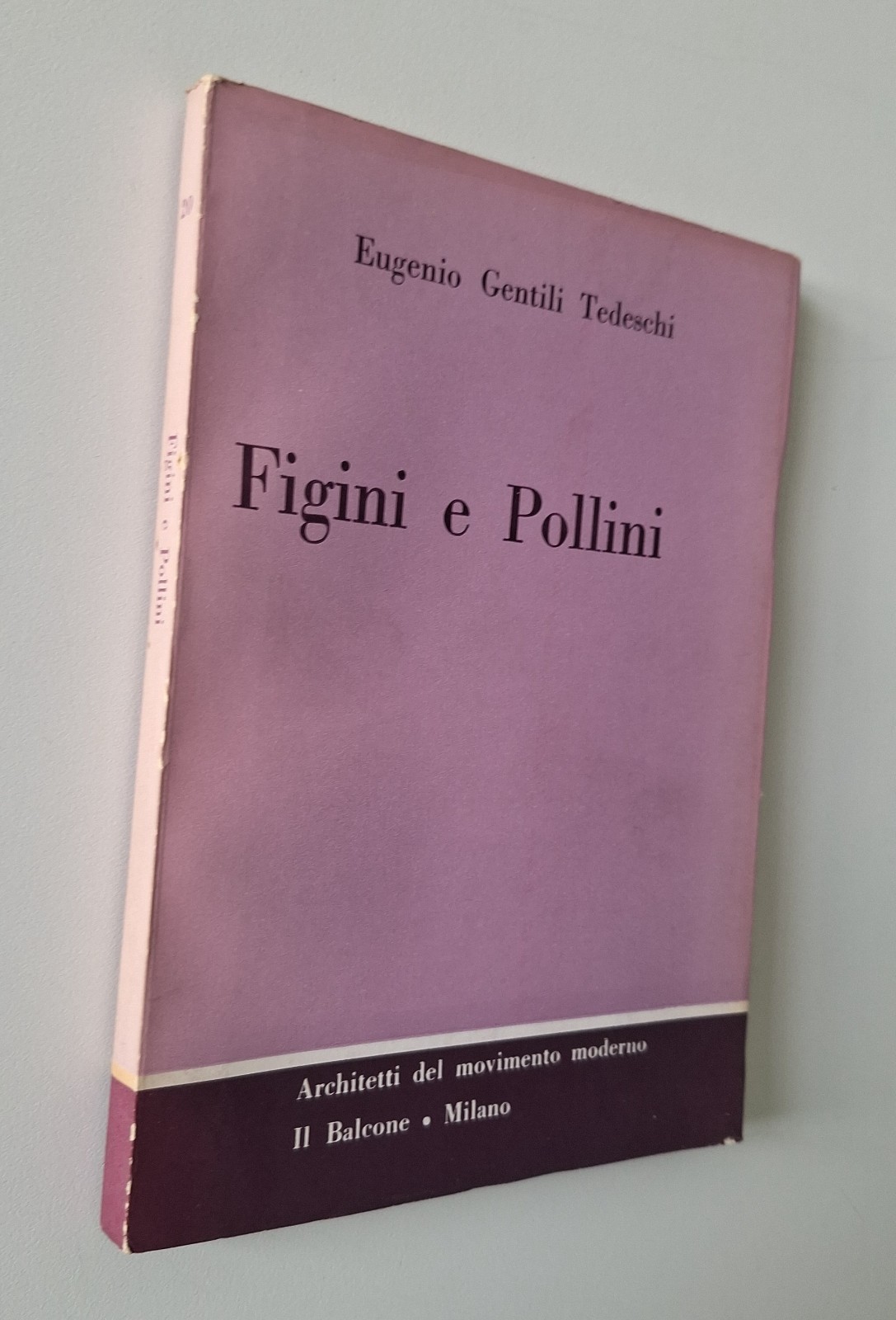 E. GENTILI TEDESCHI FIGINI E POLLINI IL BALCONE MILANO 1959