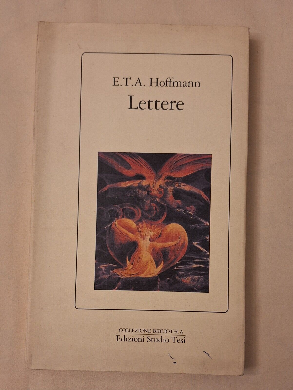 E.T.A. HOFFMANN LETTERE ED. STUDIO TESI 1991