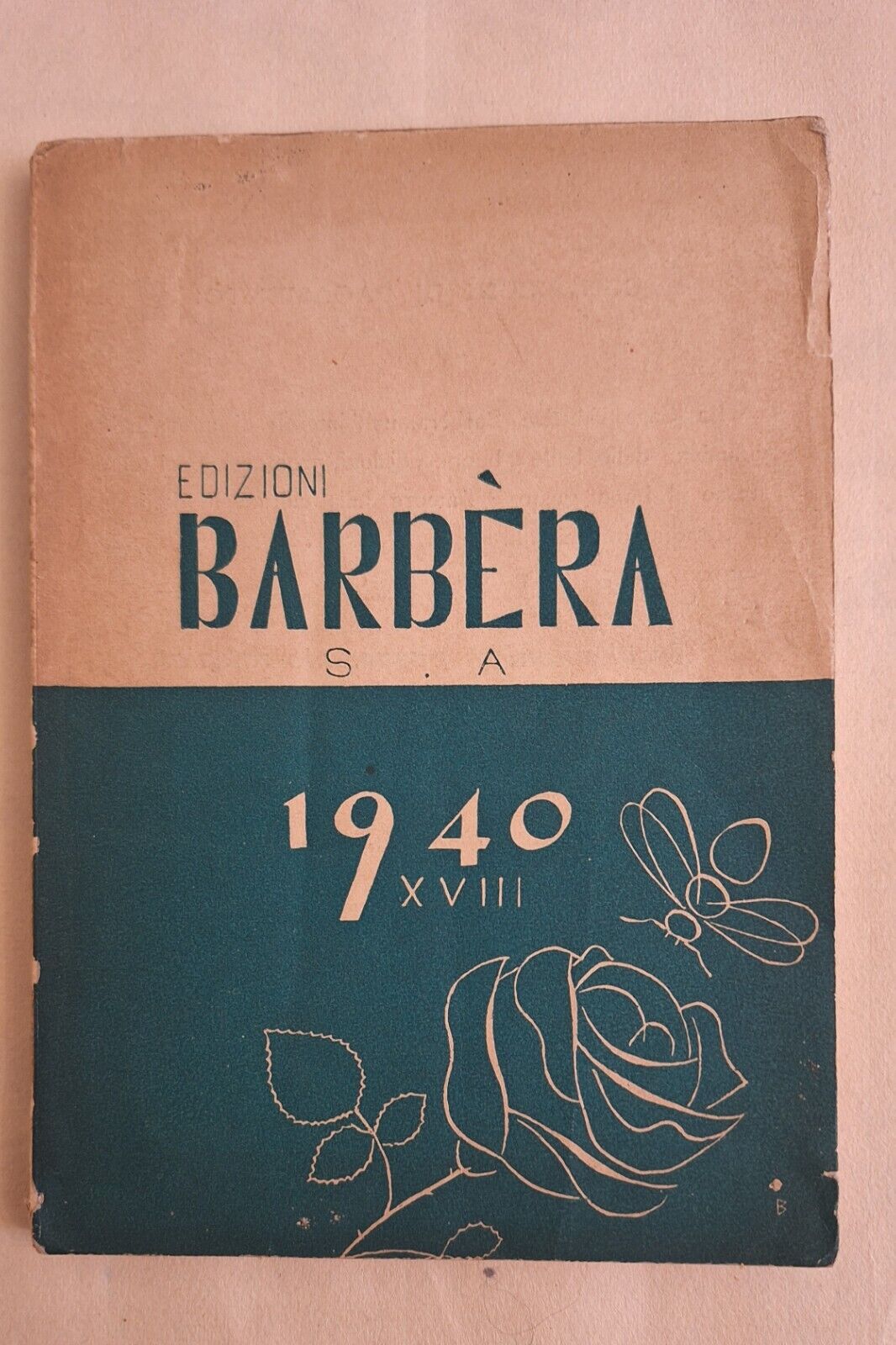 EDIZIONI BARBERA 1940 CATALOGO EDITORIALE