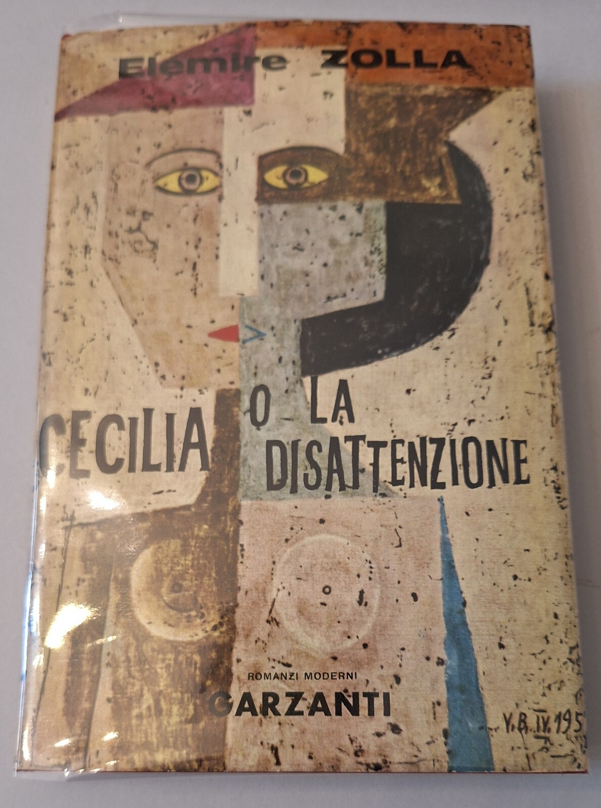 ELEMIRE ZOLLA CECILIA O LA DISATTENZIONE GARZANTI 1961 1° ED.