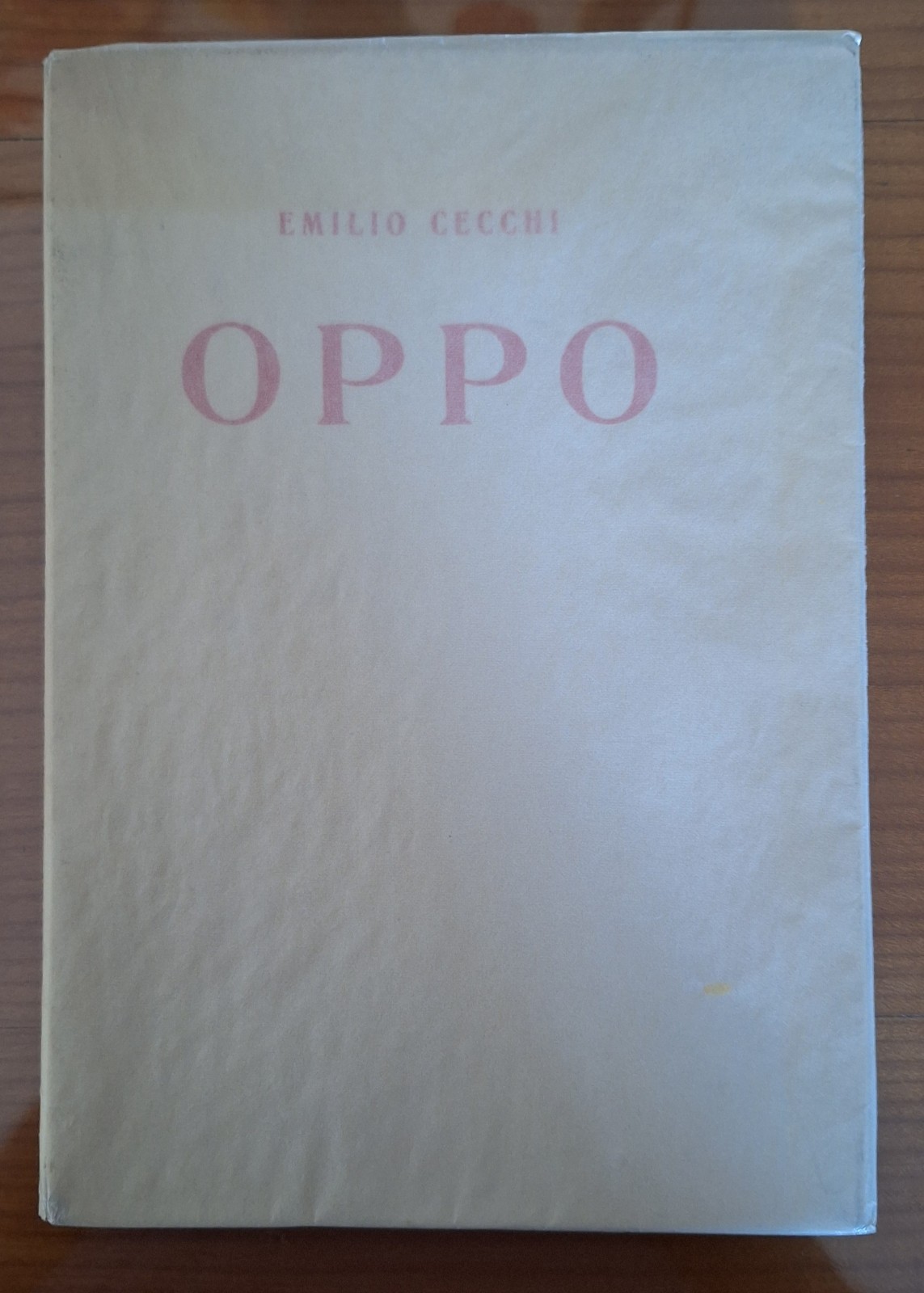 EMILIO CECCHI OPPO F. ROCHES EDITEUR 1934