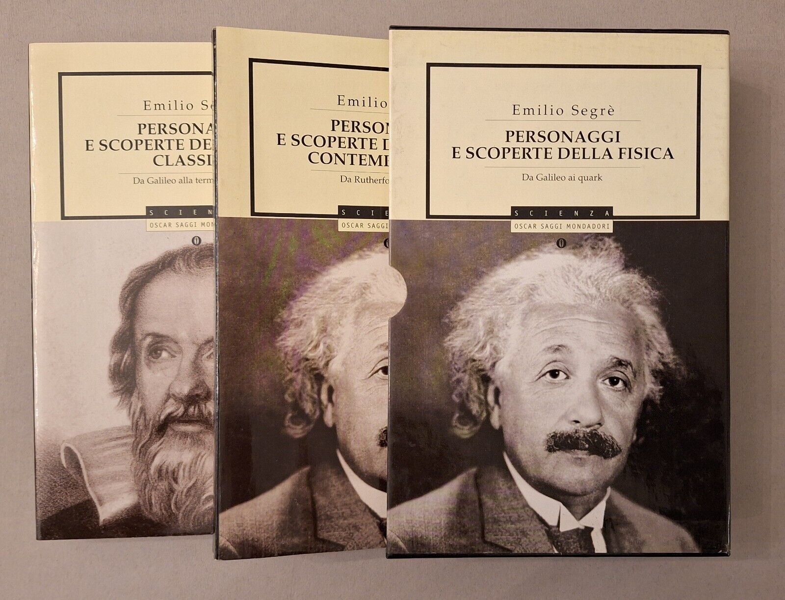 EMILIO SEGRE' PERSONAGGI E SCOPERTE DELLA FISICA MONDADORI 1996 2 …