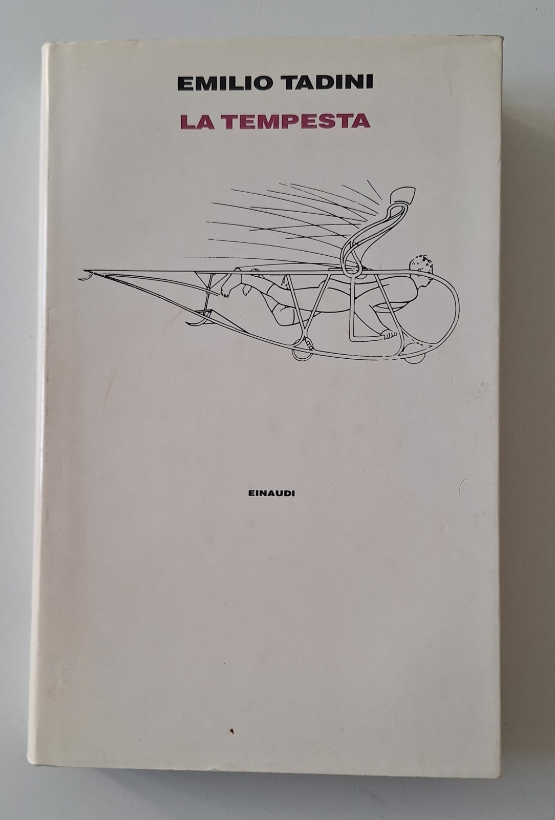 EMILIO TADINI LA TEMPESTA EINAUDI 1993 1° ED. AUTOGRAFATO