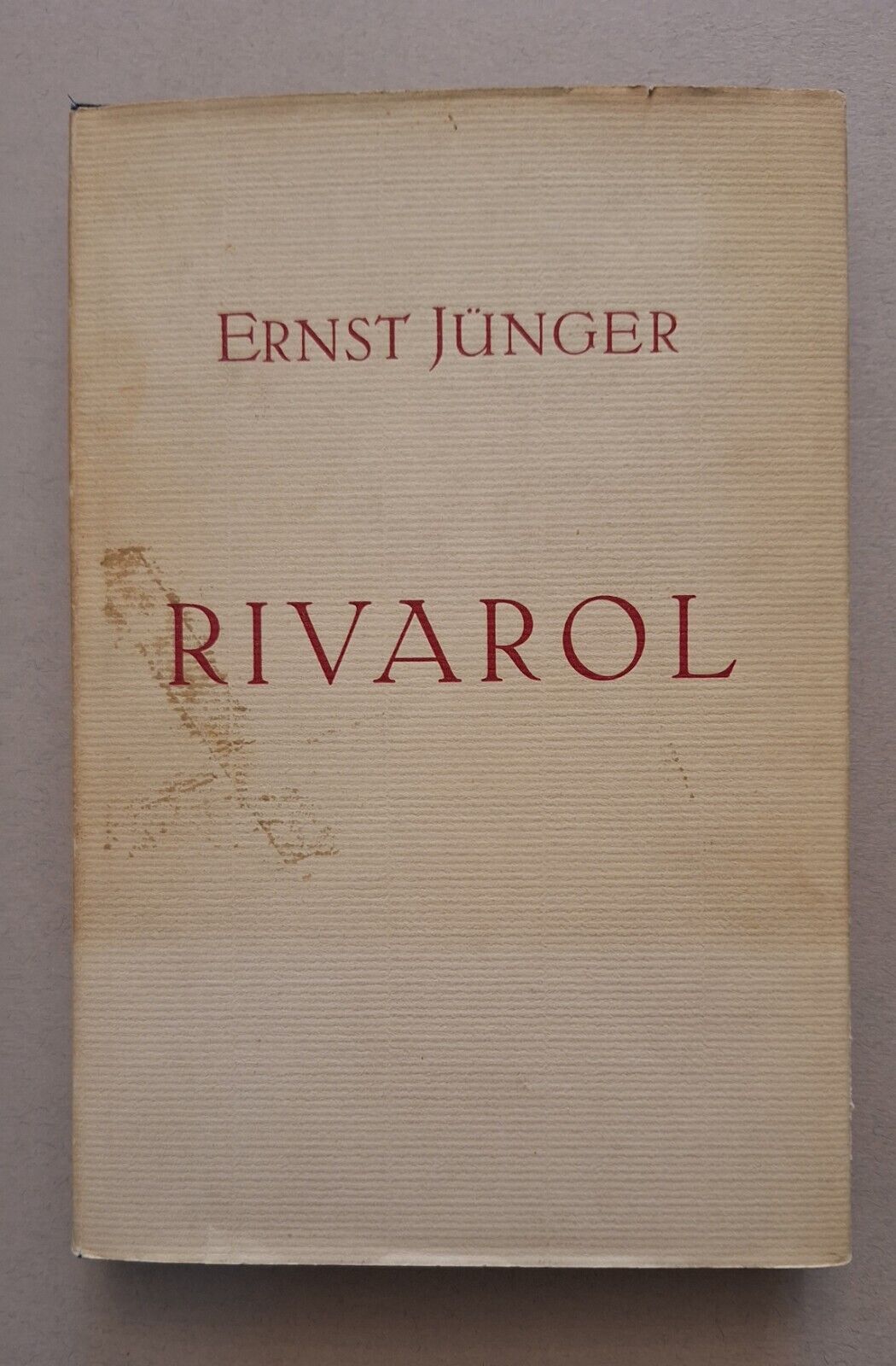 ERNST JUNGER RIVAROL V. KLOSTERMANN 1956