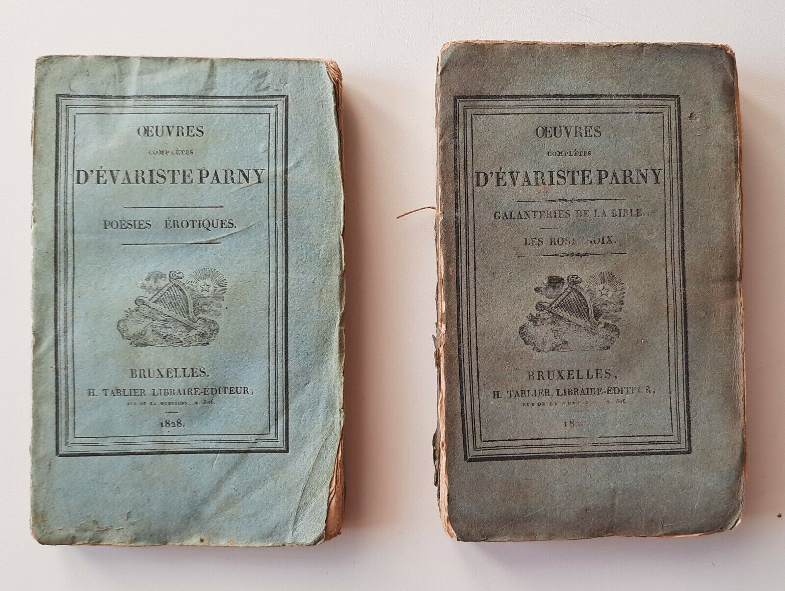 EVARISTE PARNY POESIES EROTIQUES / GALANTERIES DE LA BIBLE TARLIER …