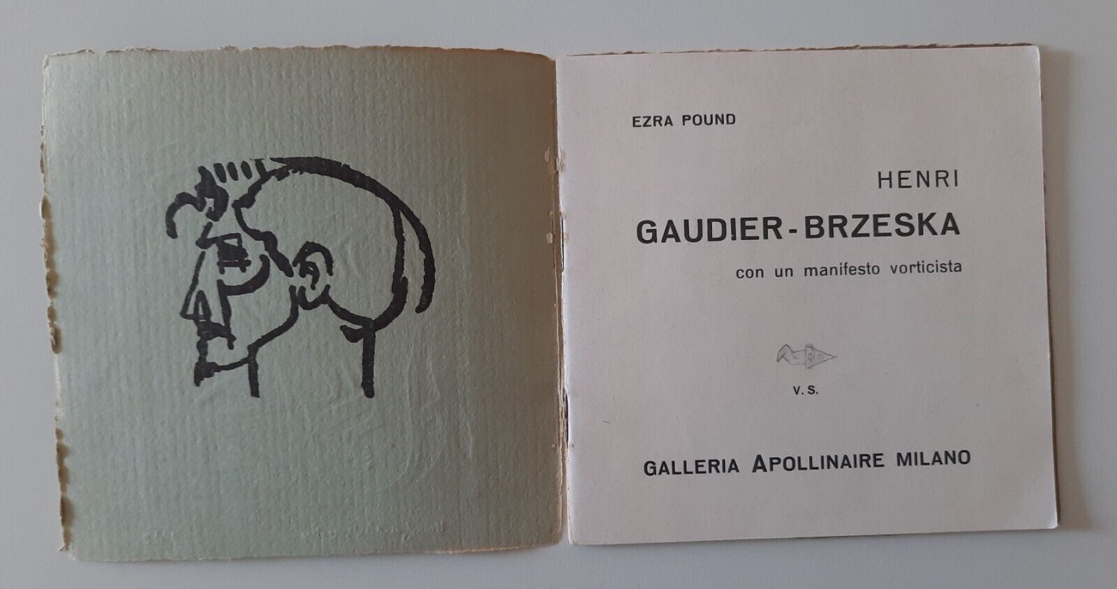 EZRA POUND HENRI GAUDIER - BRZESKA ALL'INSEGNA PESCE D'ORO 1957
