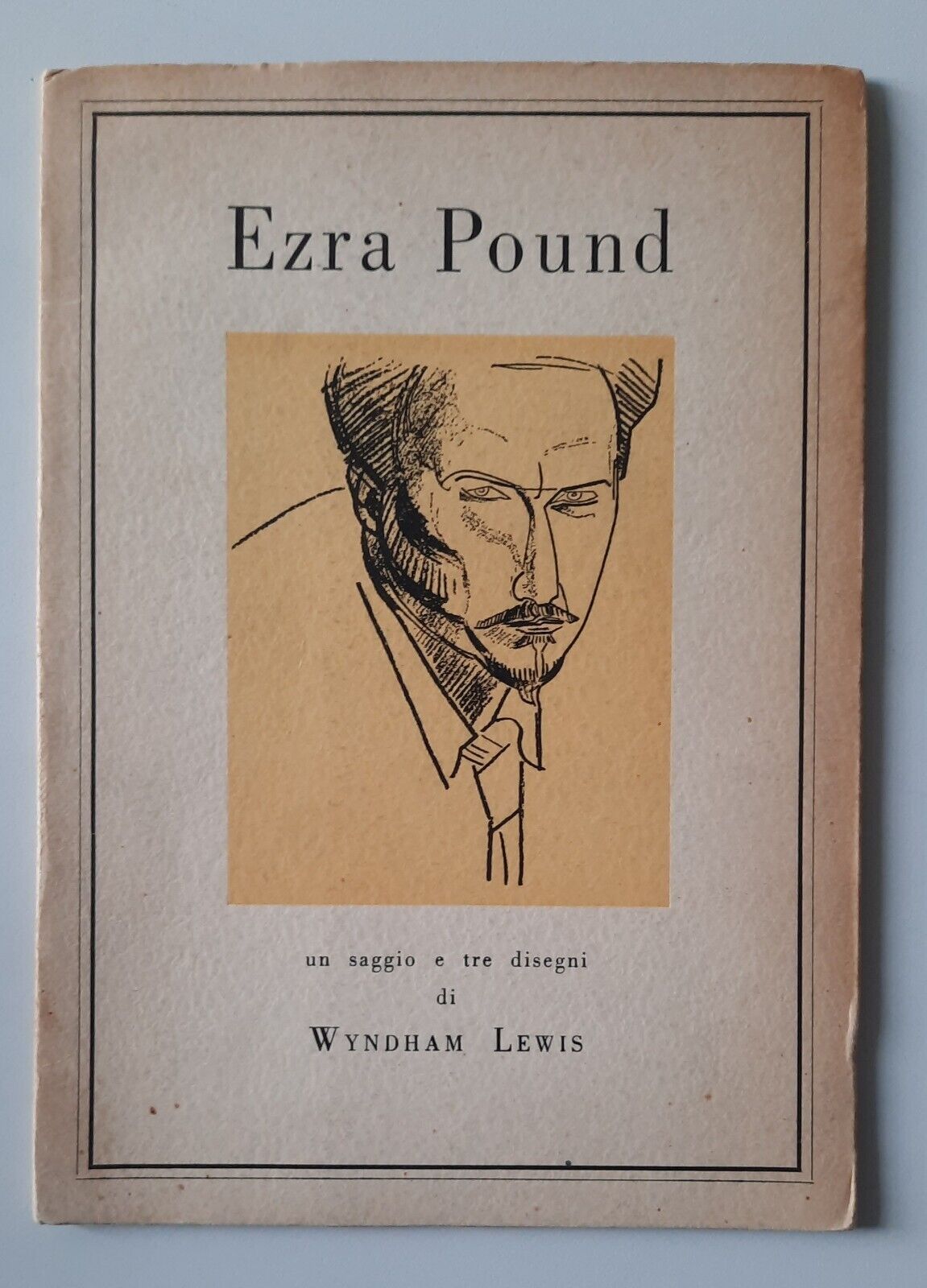 EZRA POUND UN SAGGIO E TRE DISEGNI DI WYNDHAM LEWIS …