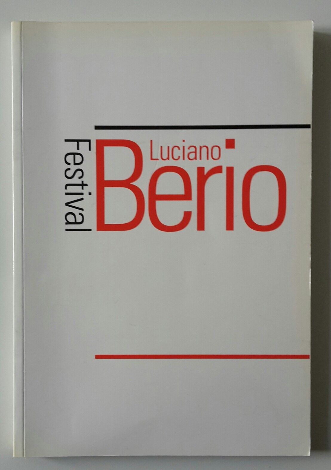 FESTIVAL LUCIANO BERIO TEATRO ALLA SCALA 1996