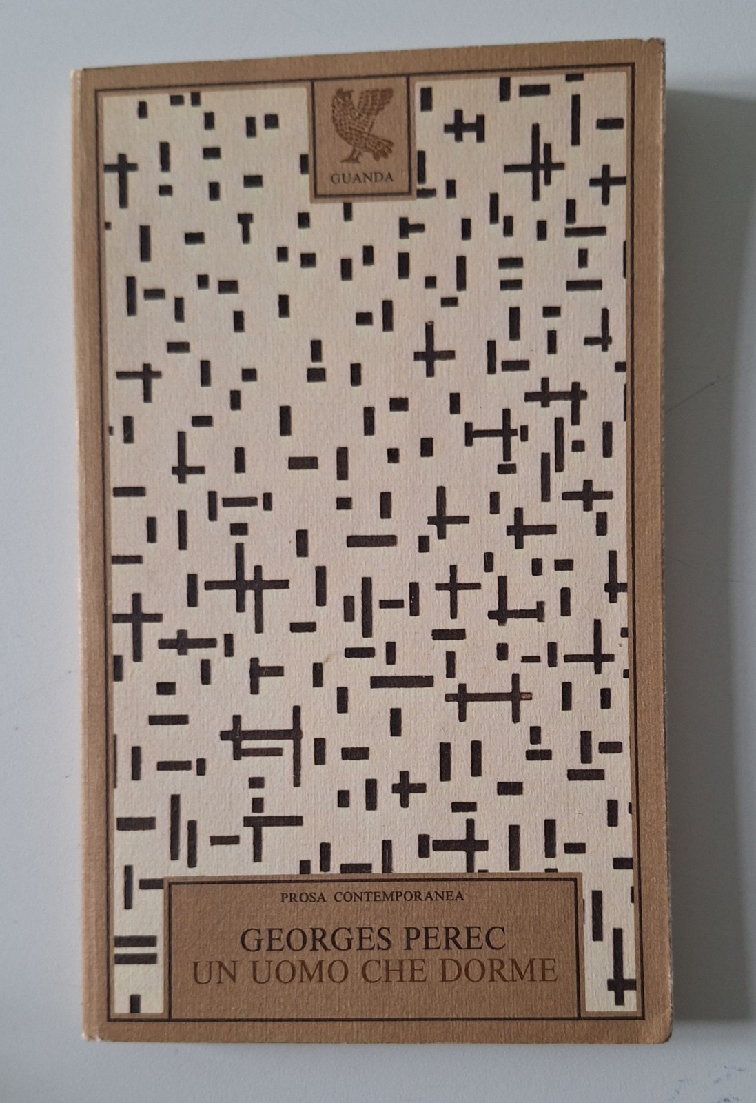 GEORGE PEREC UN UOMO CHE DORME GUANDA 1967