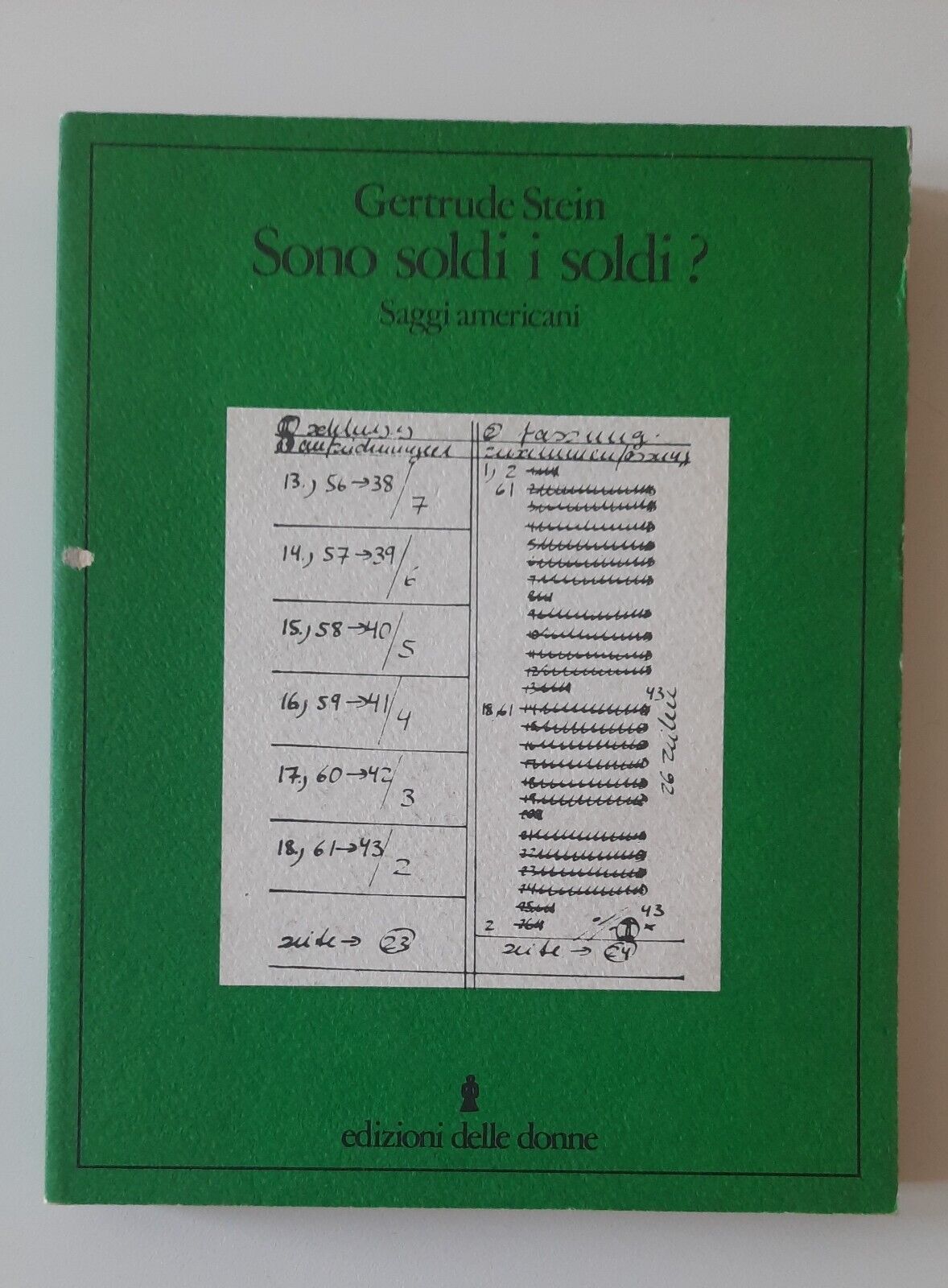 GERTRUDE STEIN SONO SOLDI I SOLDI? EDIZIONI DELLE DONNE 1981