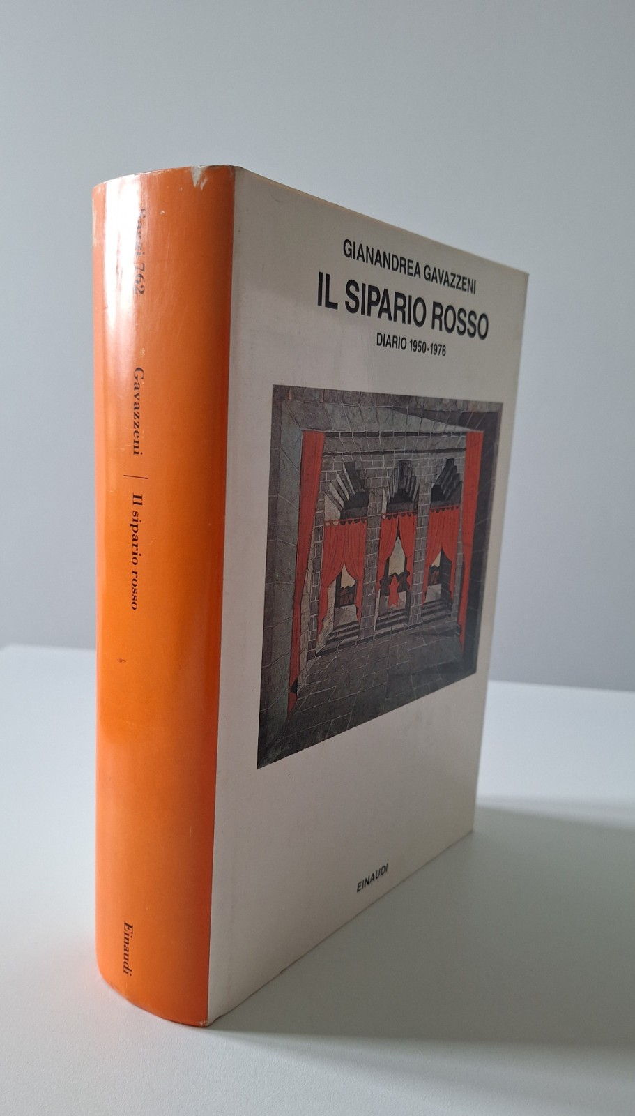 GIANANDREA GAVAZZENI IL SIPARIO ROSSO EINAUDI SAGGI 1992