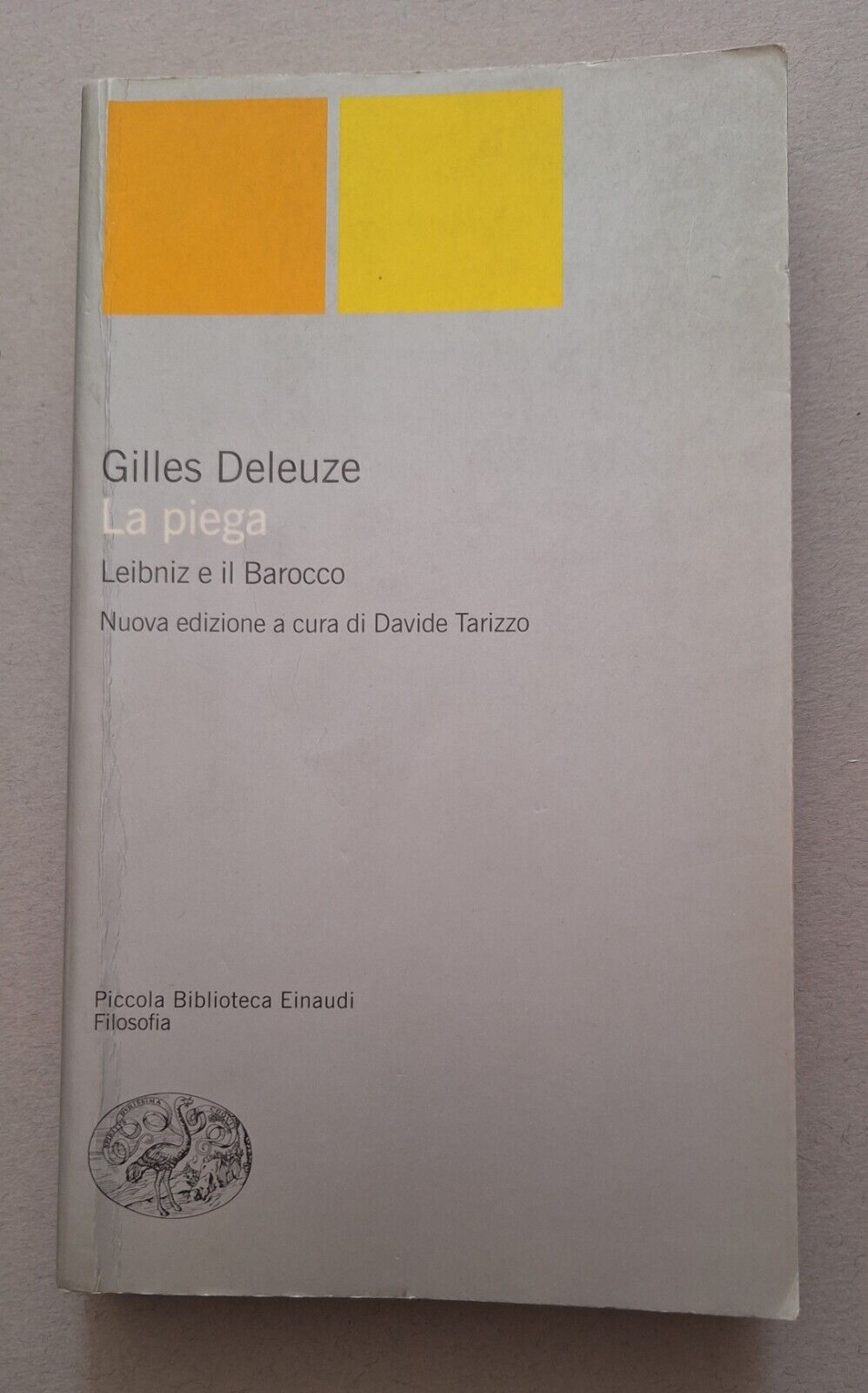 GILLES DELEUZE LA PIEGA EINAUDI 2004