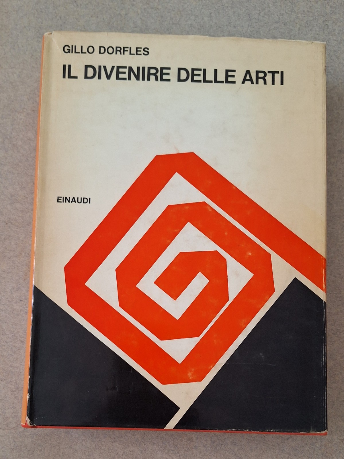 GILLO DORFLES IL DIVENIRE DELLE ARTI EINAUDI 1971