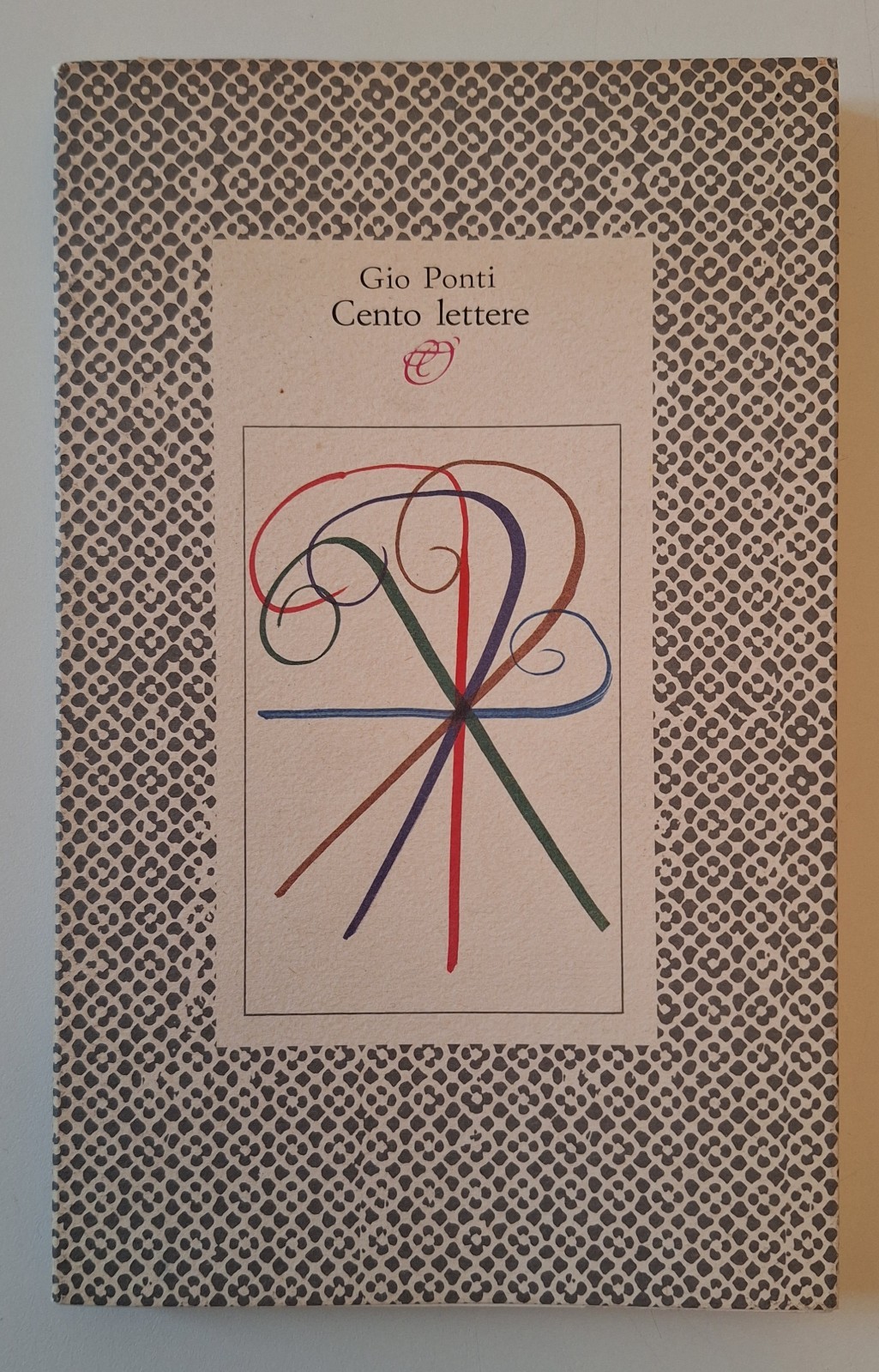 GIO PONTI CENTO LETTERE ARCHINTO 1987 1° ED.