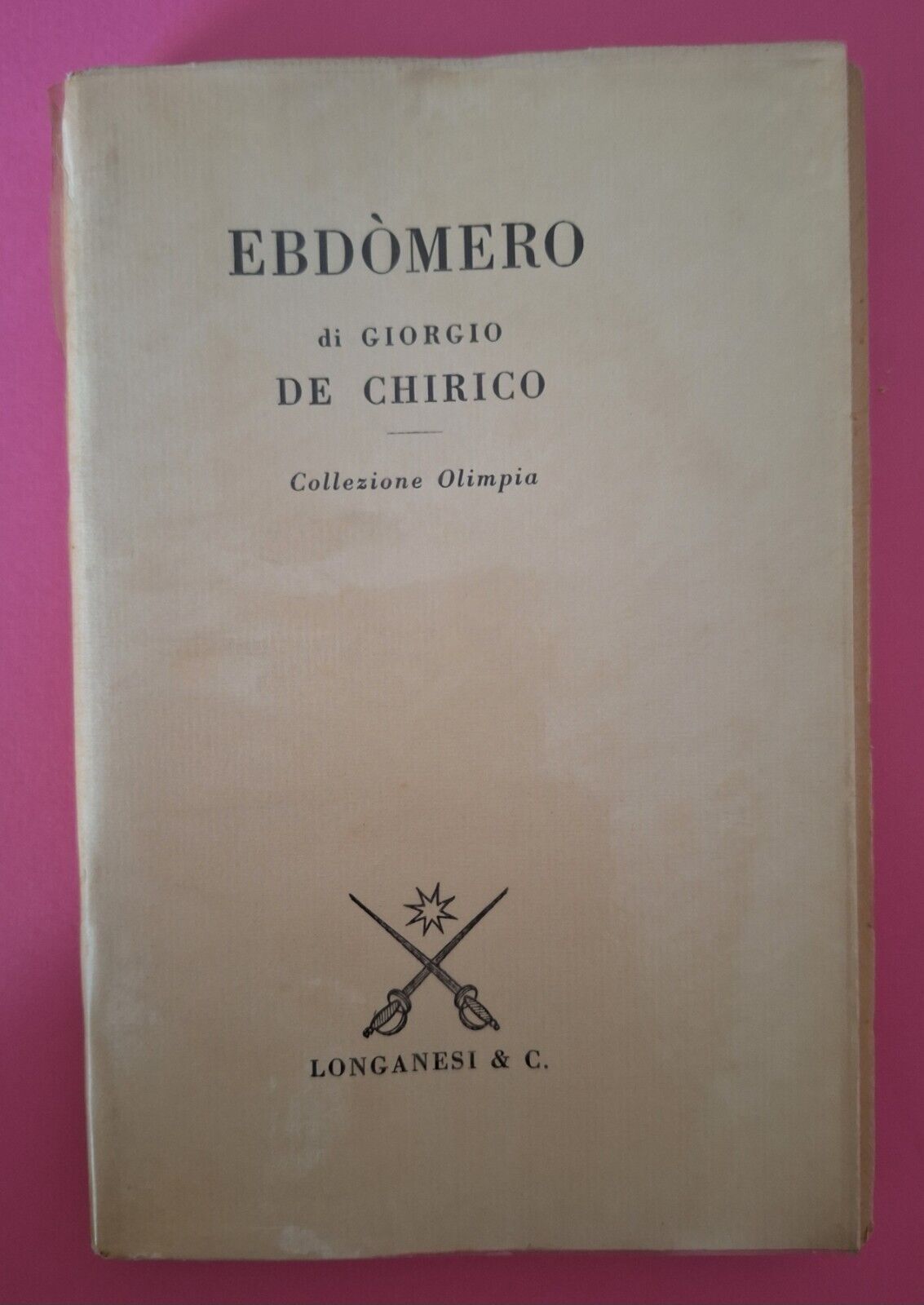 GIORGIO DE CHIRICO EBDOMERO LONGANESI 1971