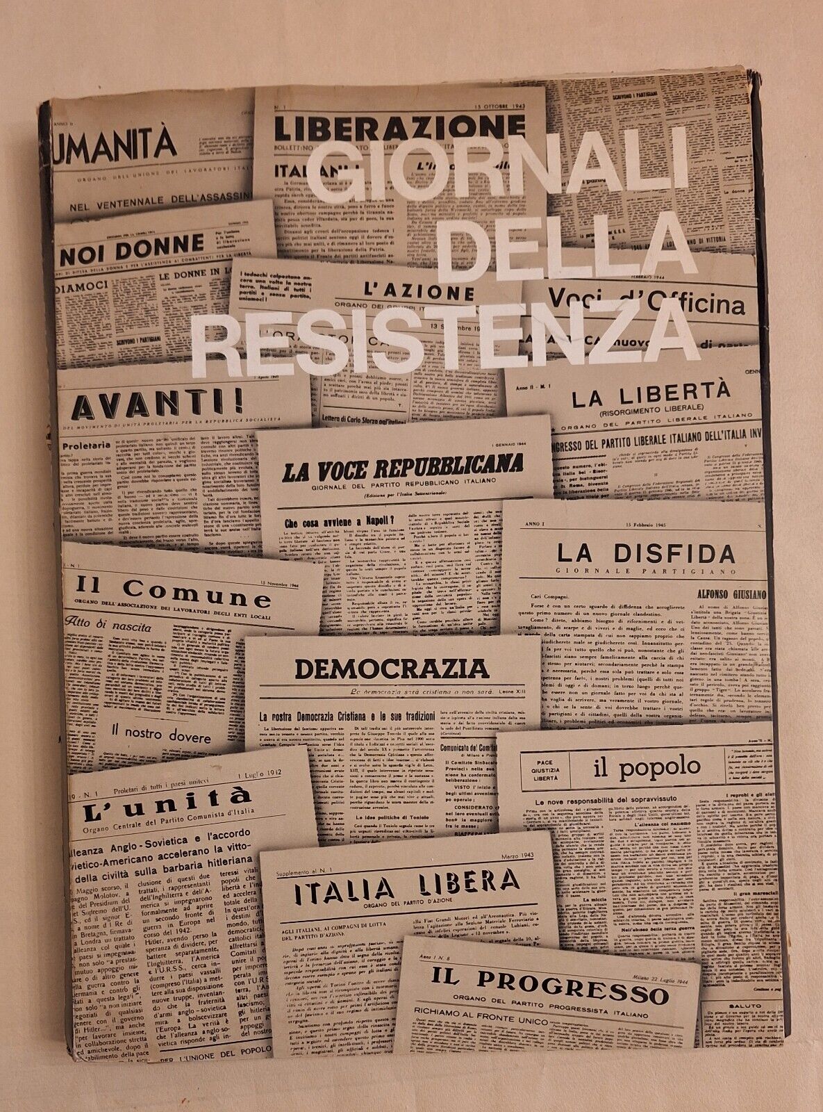 GIORNALI DELLA RESISTENZA PUBBLICAZIONE DEL COMUNE DI MILANO 1970