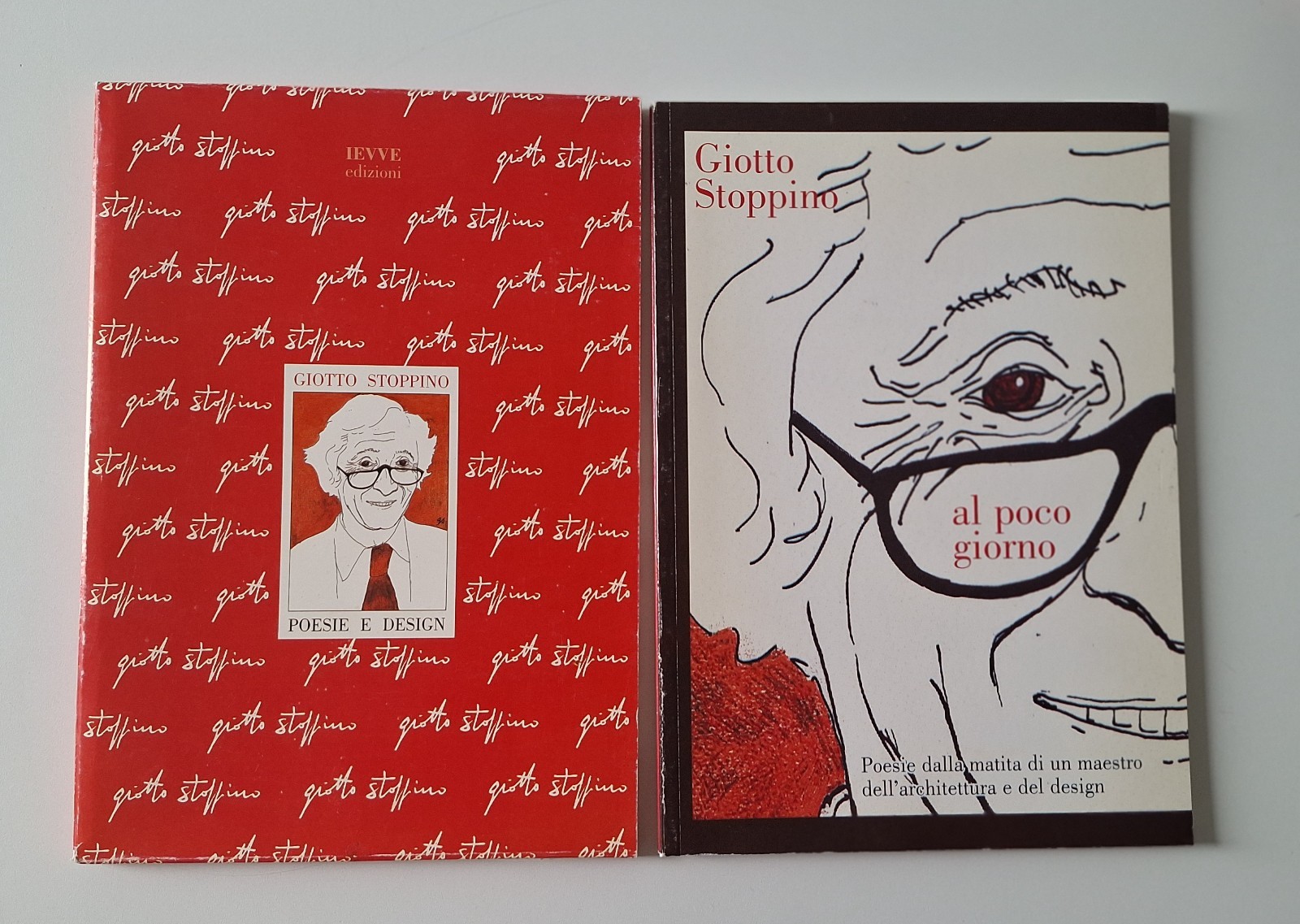 GIOTTO STOPPINO POESIE E DESIGN ED. IEVVE 2006 AUTOGRAFATO