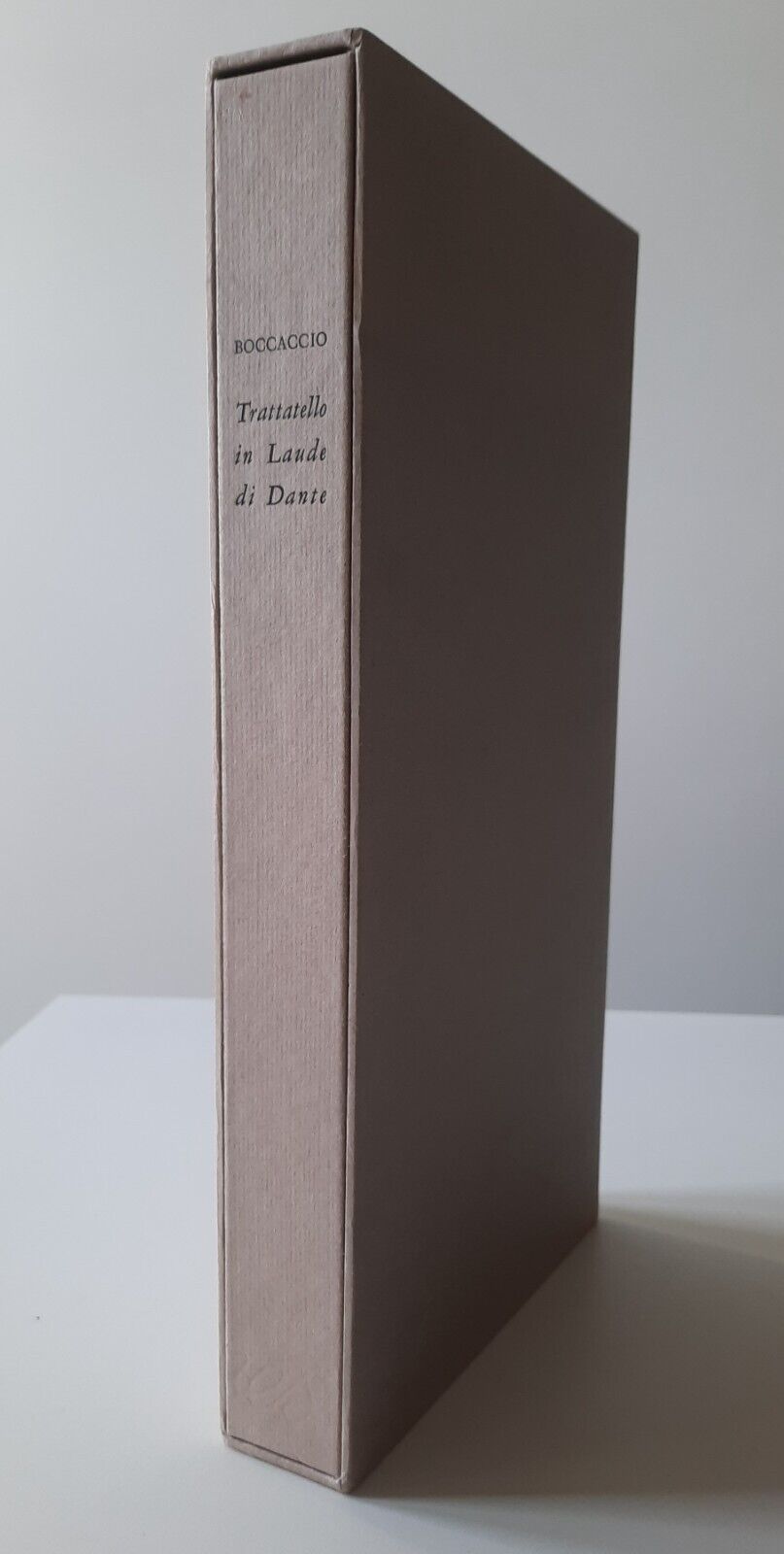 GIOVANNI BOCCACCIO TRATTATELLO IN LAUDE DI DANTE 1969 COI TIPI …