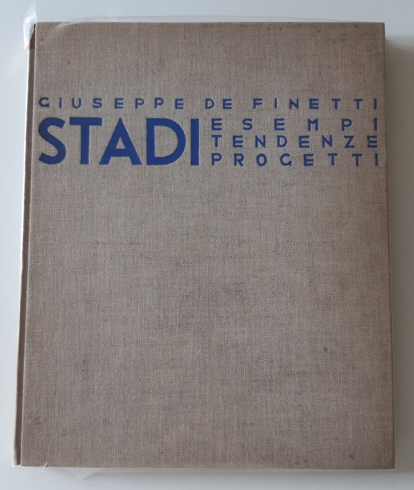 GIUSEPPE DE FINETTI STADI ESEMPI TENDENZE PROGETTI HOEPLI ED. 1934