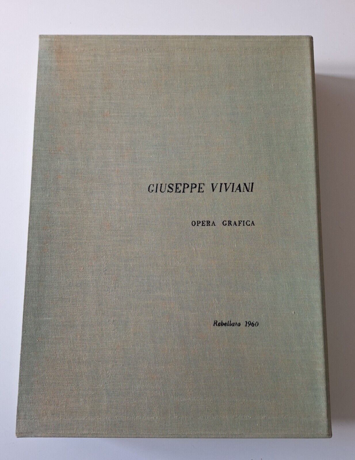 GIUSEPPE VIVIANI OPERA GRAFICA REBELLATO 1960