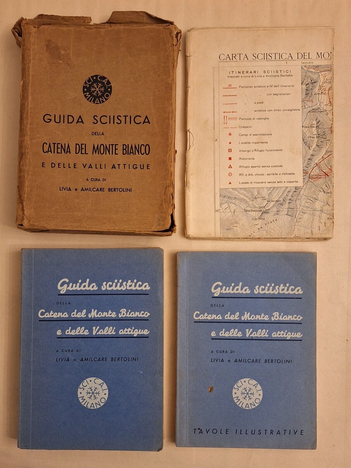 GUIDA SCIISTICA DELLA CATENA DEL MONTE BIANCO LIVIA AMILCARE BERTOLINI …