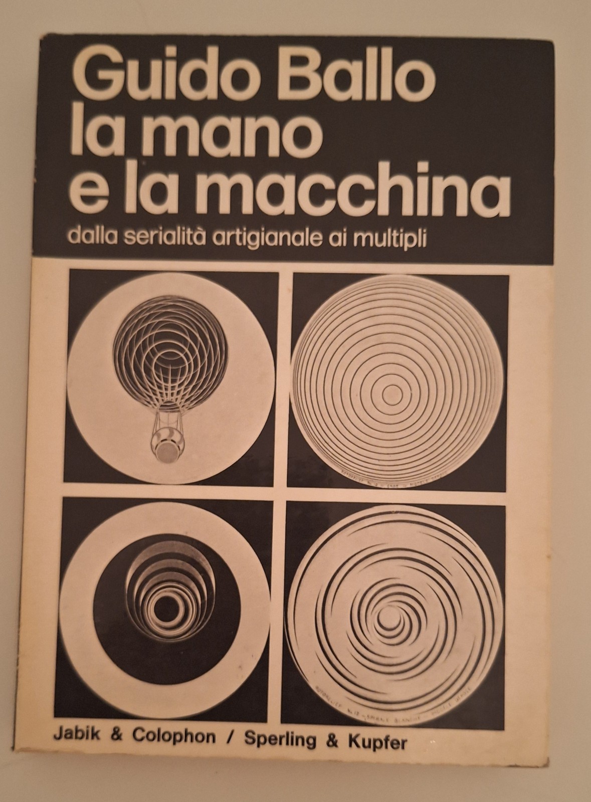GUIDO BALLO LA MANO E LA MACCHINA SPERLING & KUPFER …