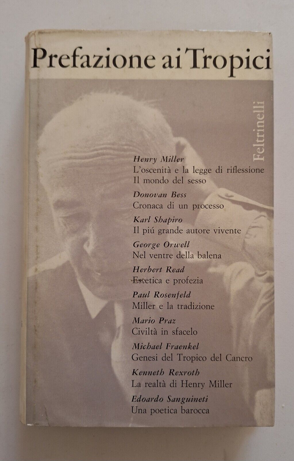 H. MILLER PREFAZIONE AI TROPICI FELTRINELLI 1962 1° ED.