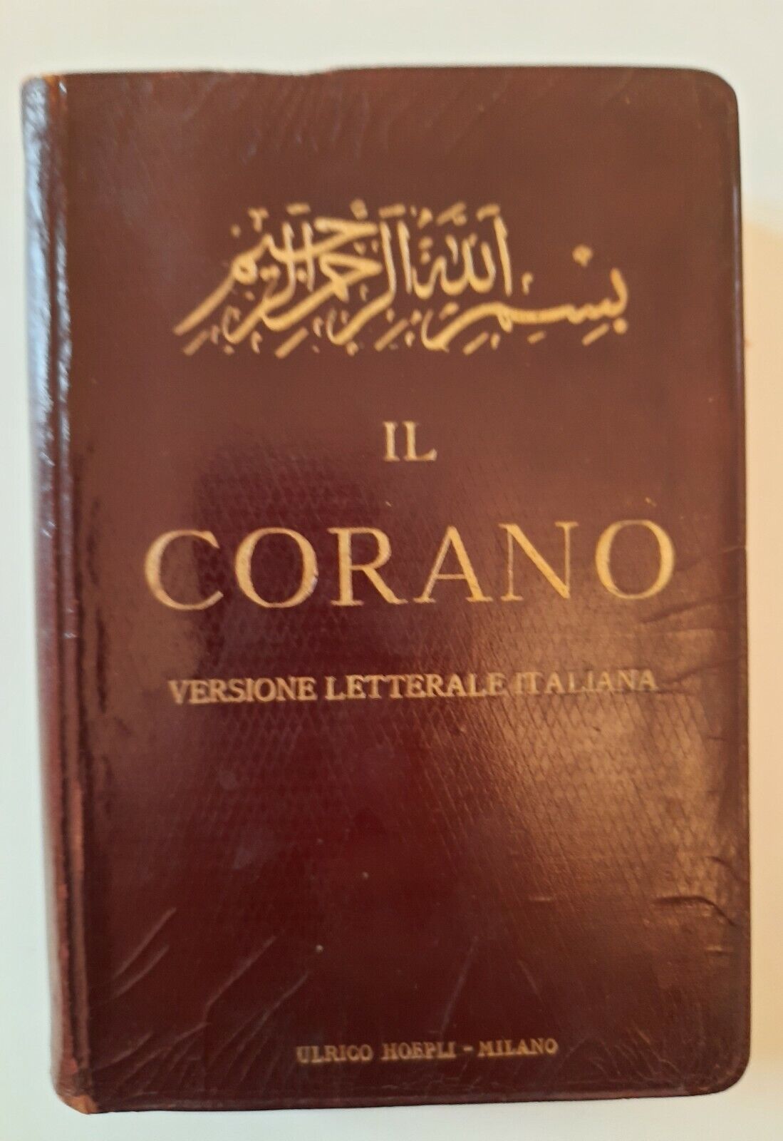 IL CORANO VERSIONE LETTERALE ITALIANA MANUALI HOEPLI 1914
