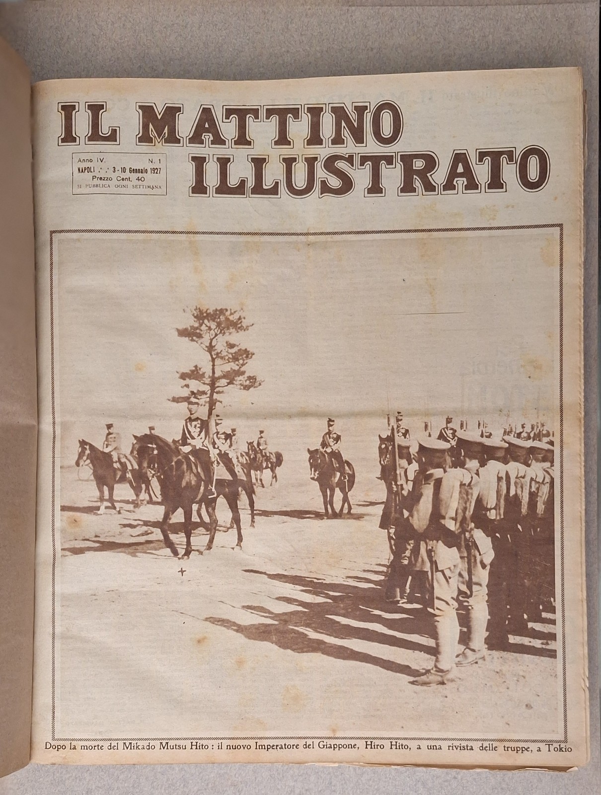 IL MATTINO ILLUSTRATO ANNATA ANNO IV 1927 SCOMPLETA