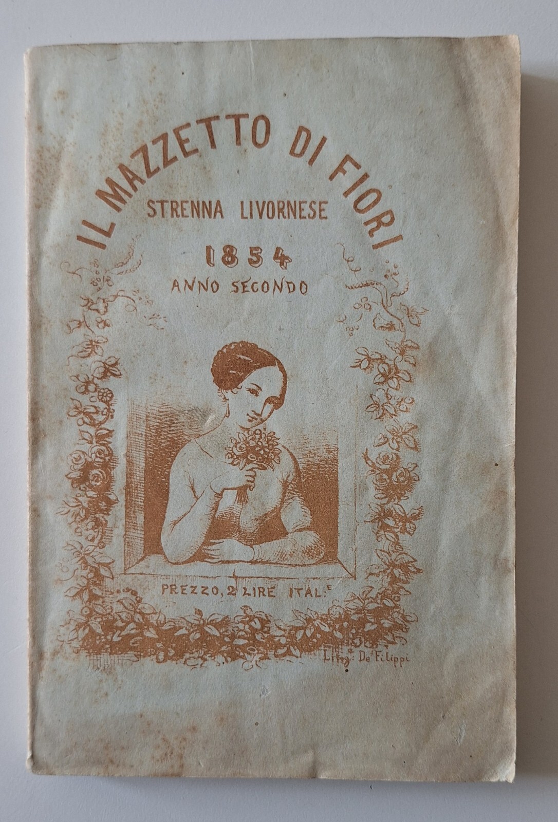 IL MAZZETTO DI FIORI TRENNA LIVRONESE 1854 ANNO SECONDO G.B. …