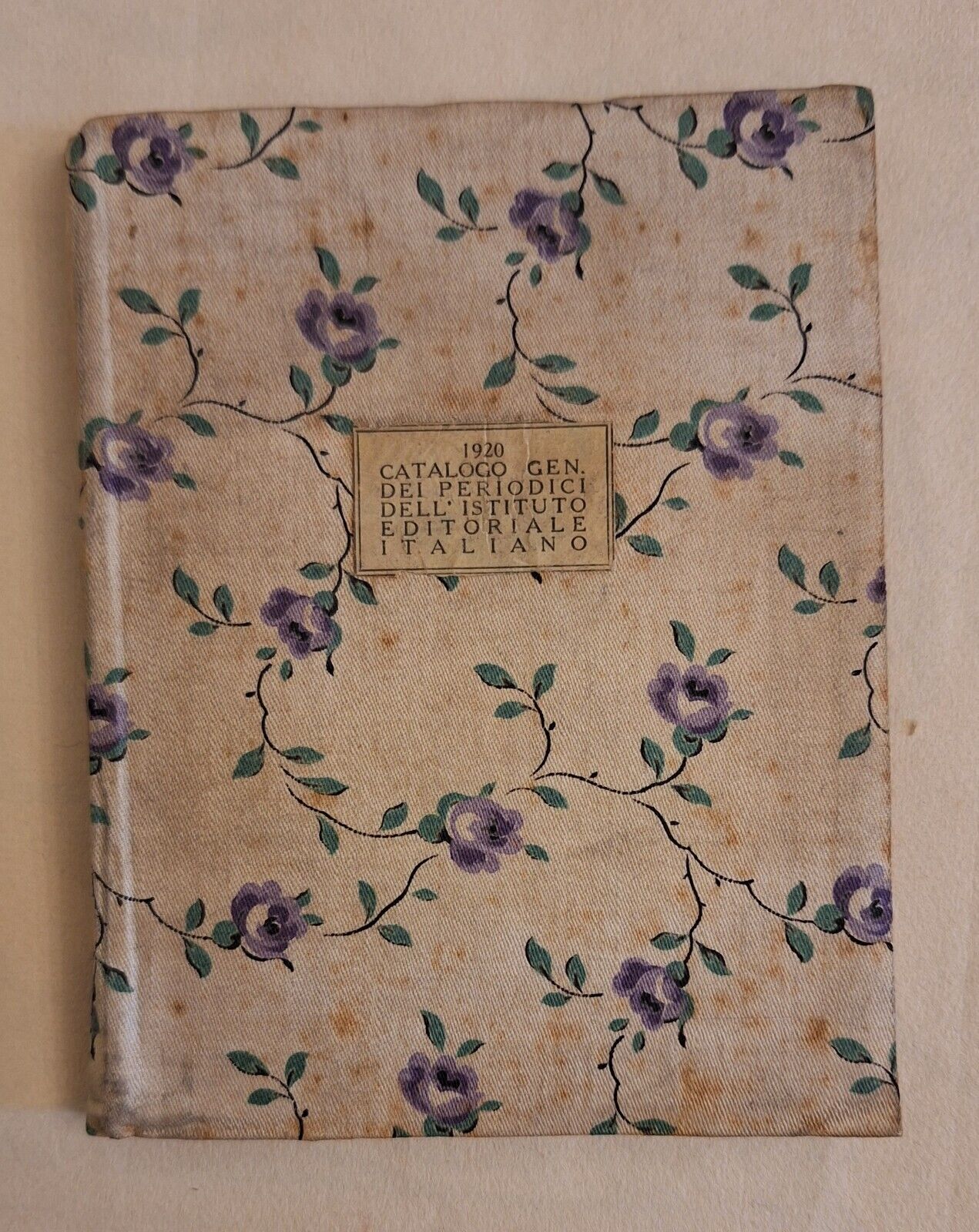 ISTITUTO EDITORIALE GENERALE CATALOGO GENERALE DELLE PROPRIE EDIZIONI 1920