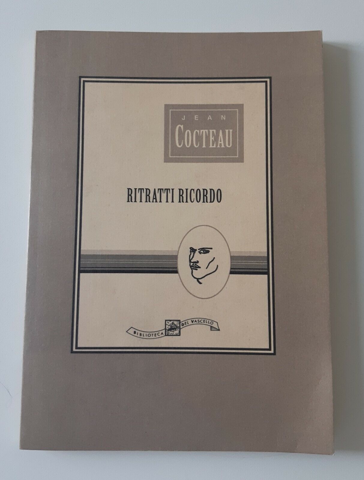 JEAN COCTEAU RITRATTI RICORDO BIBLIOTECA DEL VASCELLO 1993