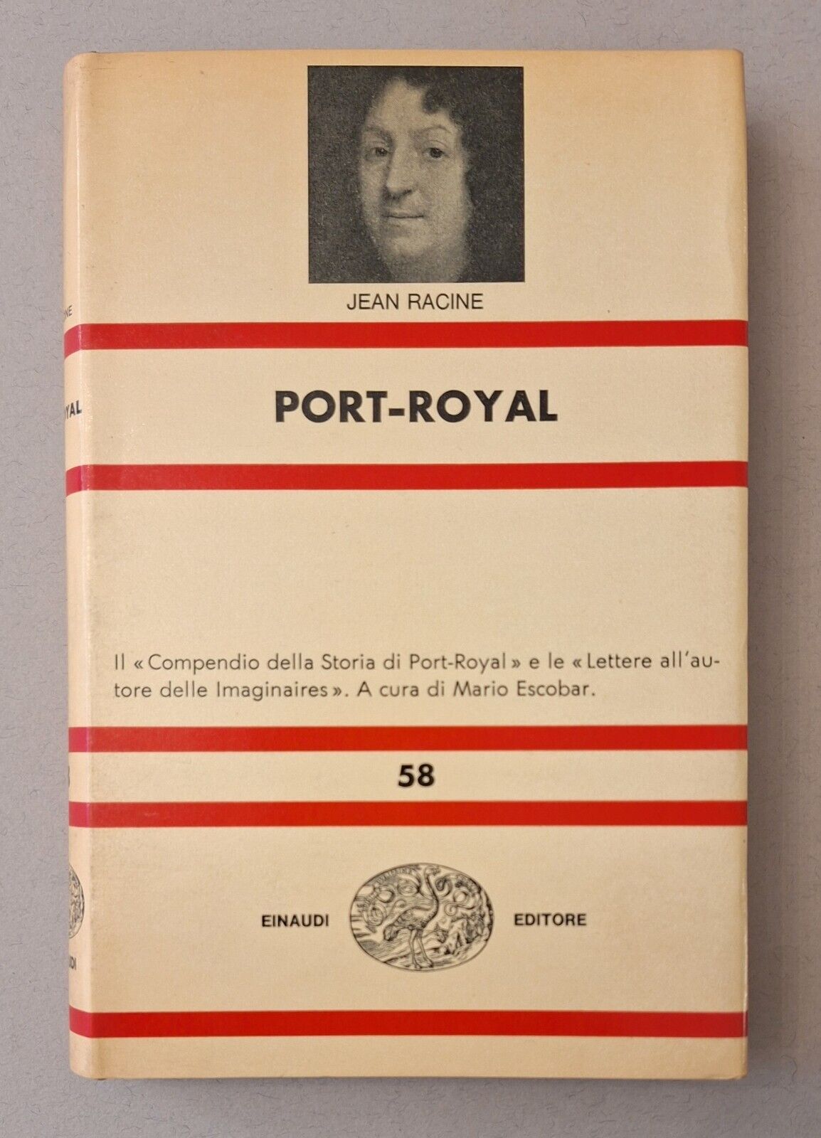 JEAN RACINE PORT-ROYAL EINAUDI NUE 1965