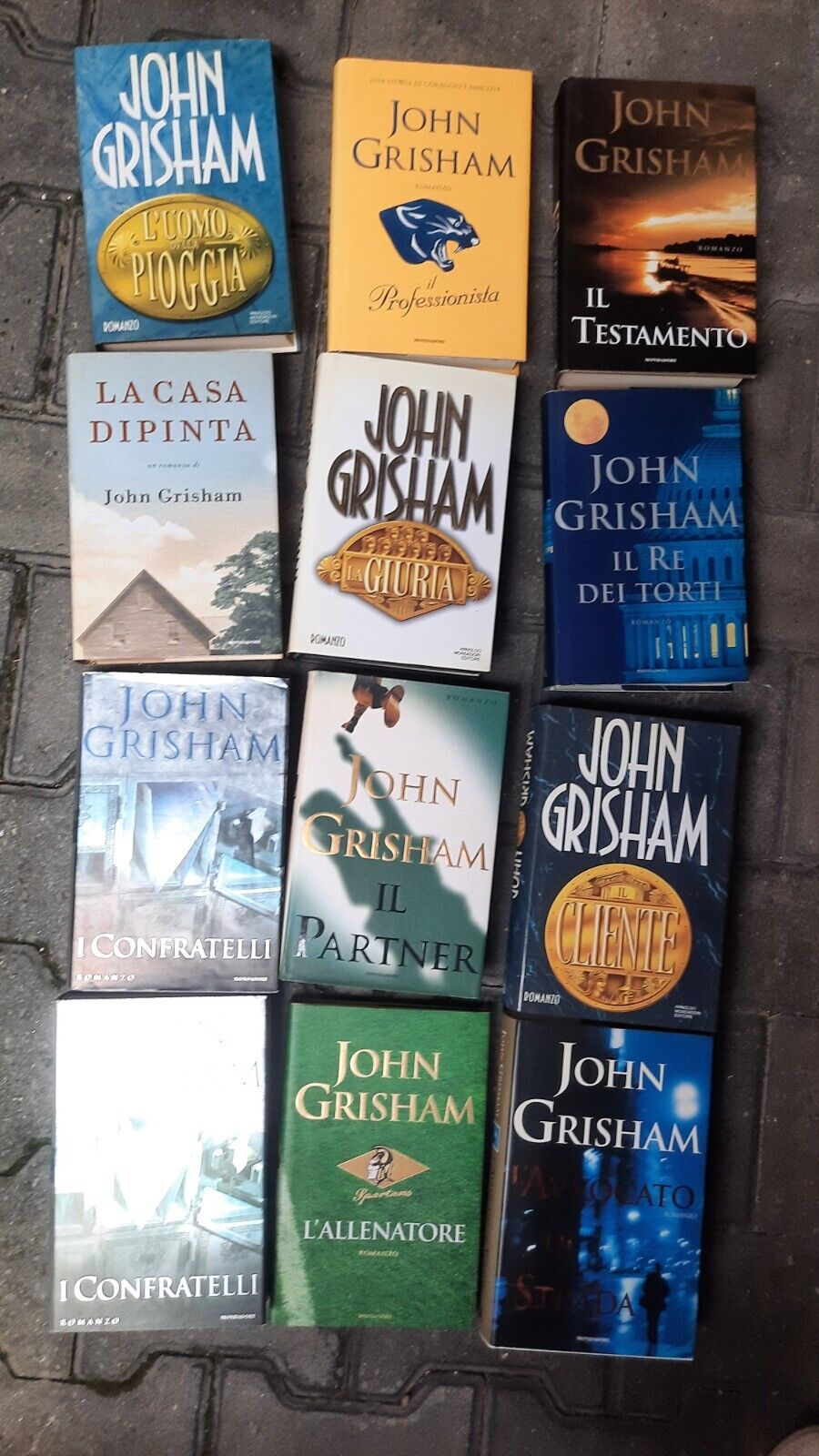 JOHN GRISHAM MONDADORI LOTTO 12 TITOLI