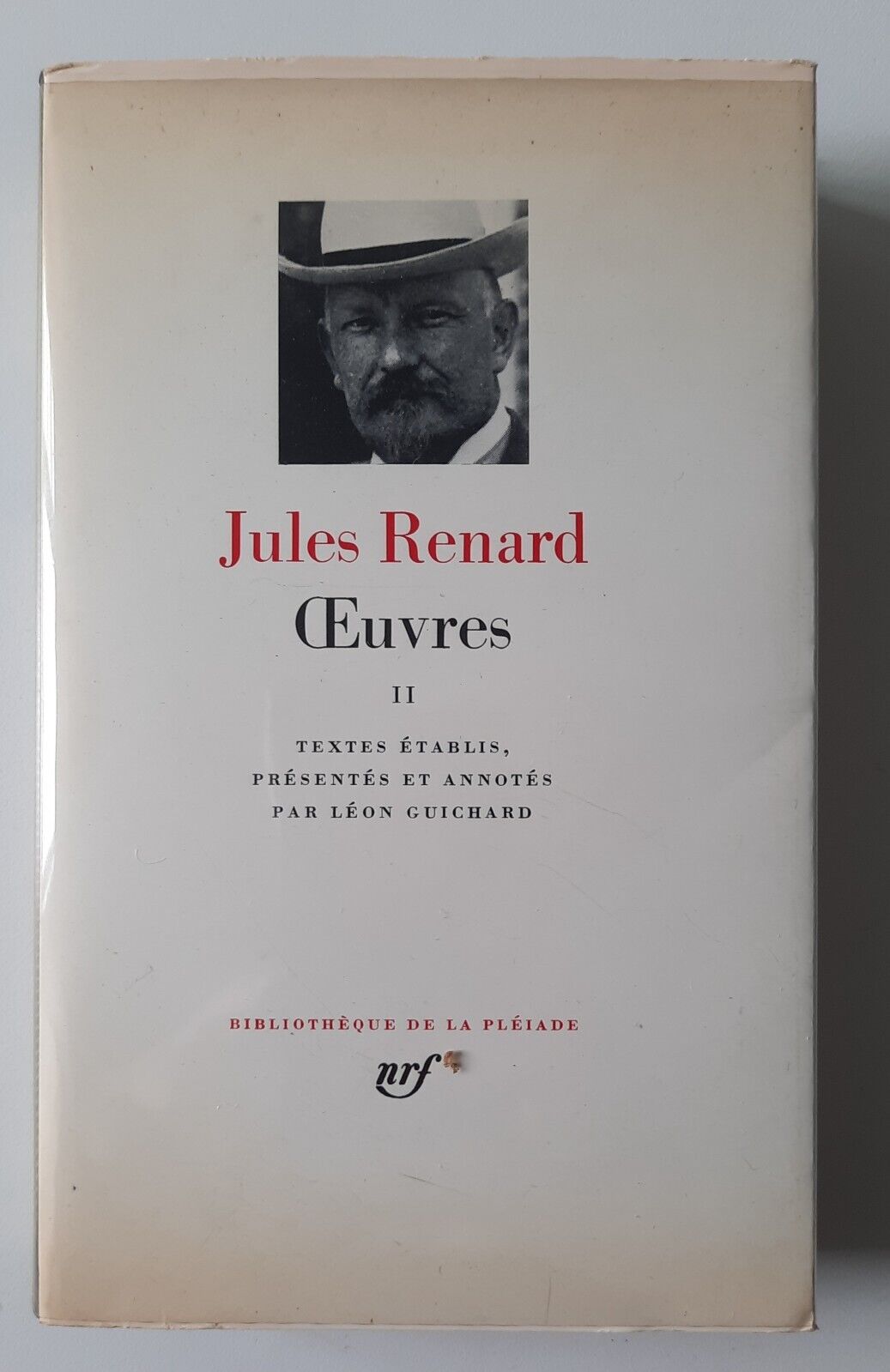 JULES RENARD OEUVRES GALLIMARD 1971