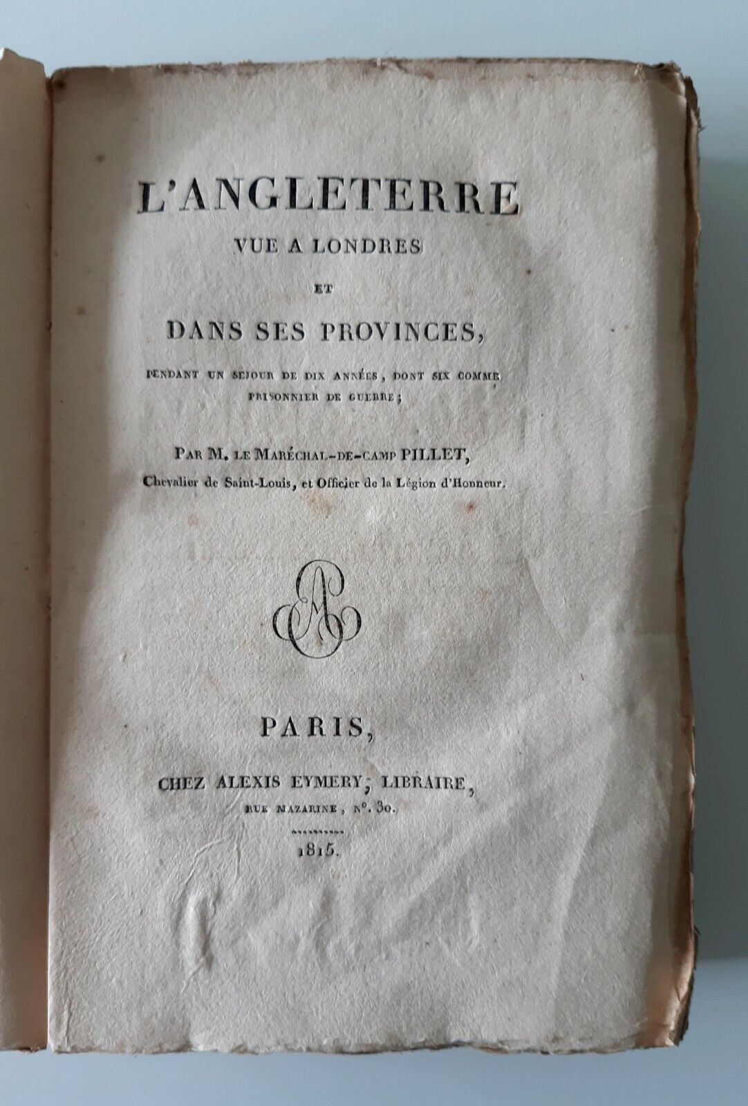 L'ANGLETERRE VUE A LONDRES ET DANS SES PROVINCES PILLET PARIS …