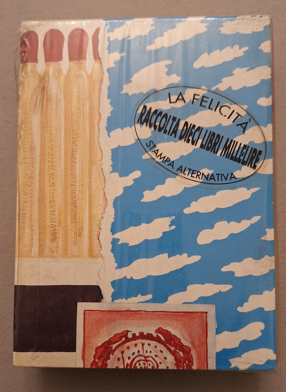 LA FELICITA' RACCOLTA DIECI LIBRI MILLELIRE STAMPA ALTERNATIVA