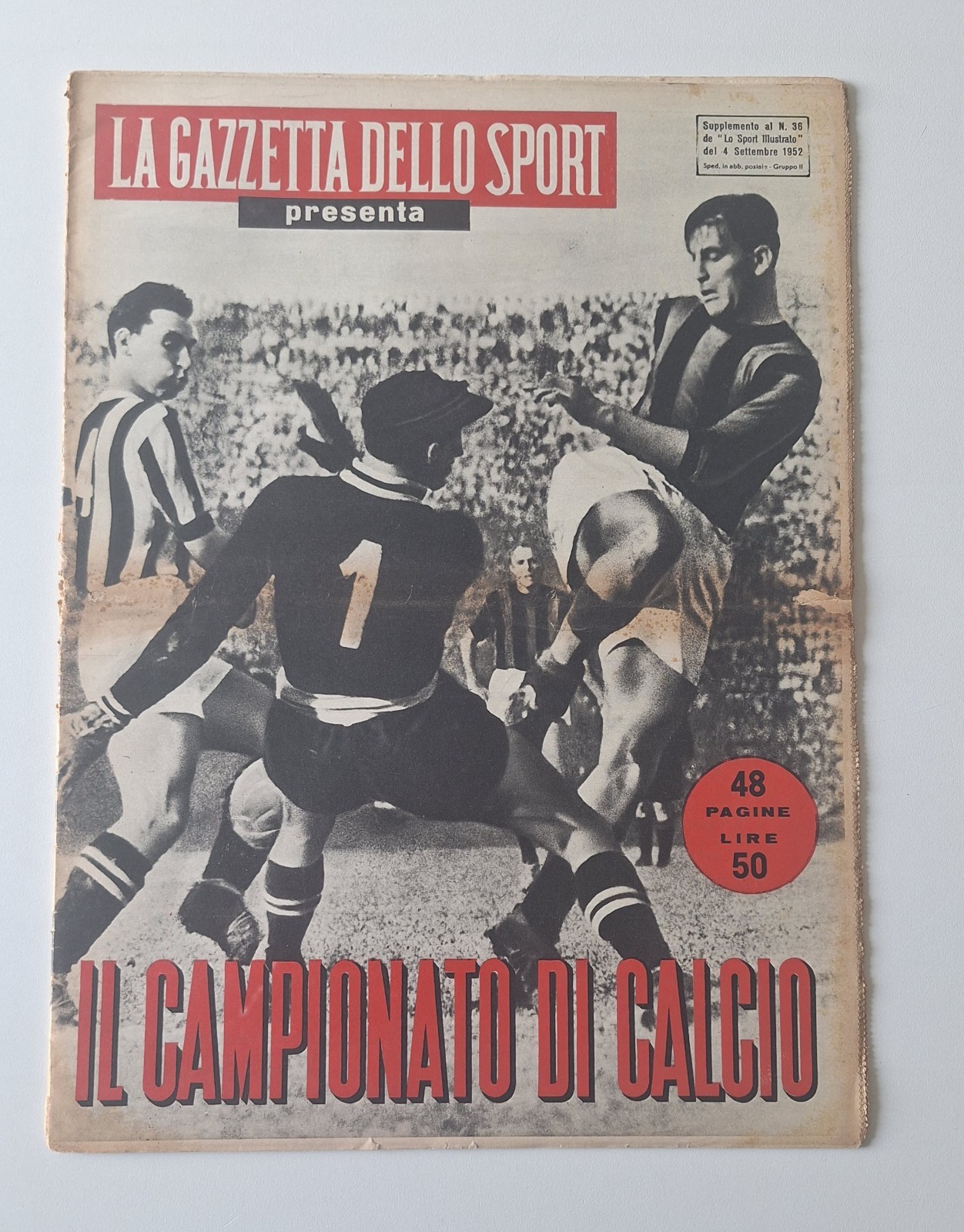 LA GAZZETTA DELLO SPORT PRESENTA IL CAMPIONATO DI CALCIO 1952
