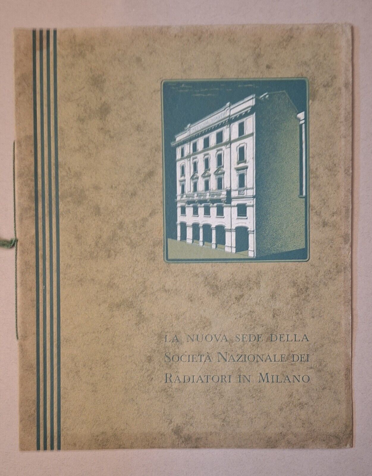 LA NUOVA SEDE DELLA SOCIETA' NAZIONALE DEI RADIATORI IN MILANO