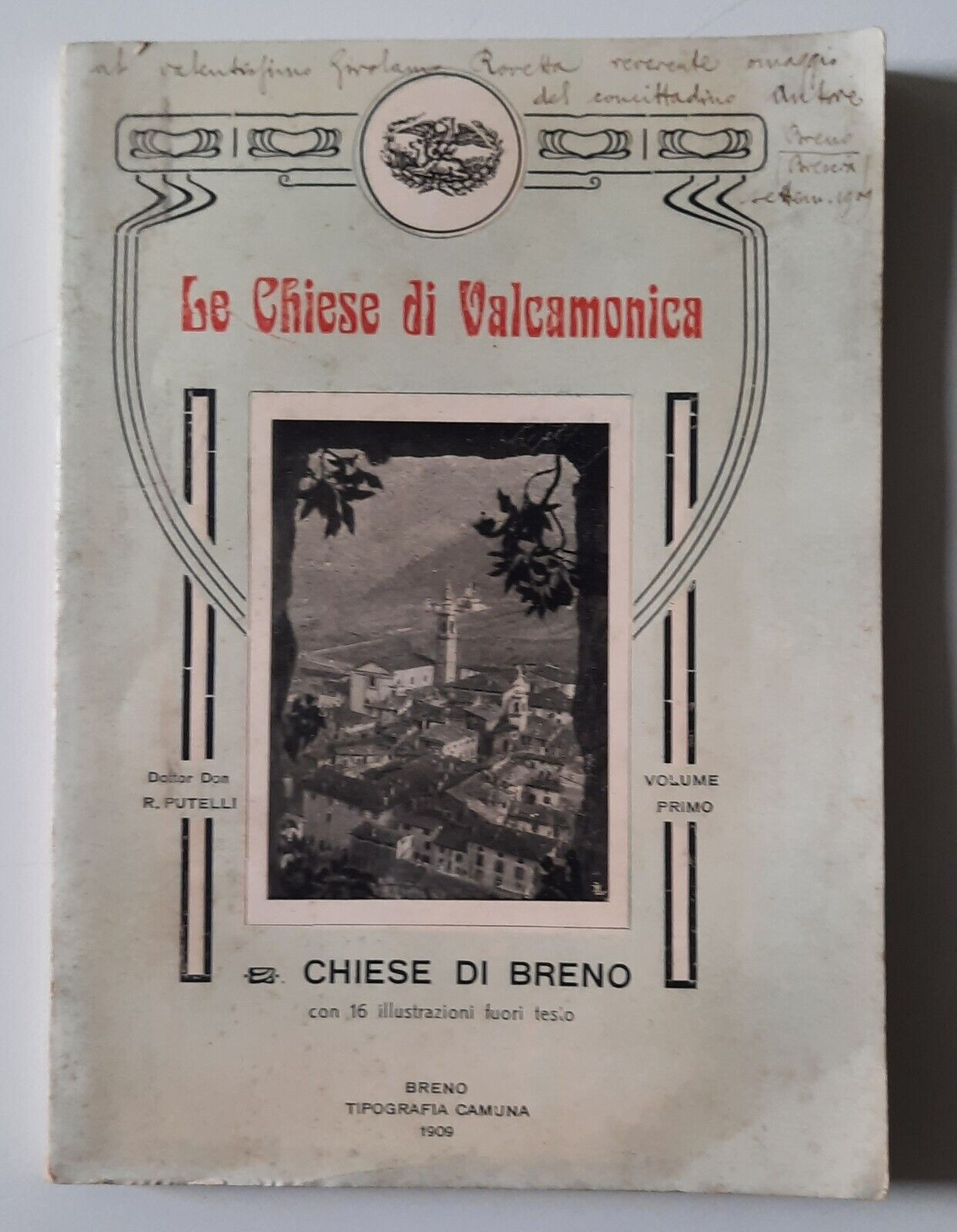 LE CHIESE DELLA VALCAMONICA CHIESE DI BRENO TIP. CAMUNA 1909