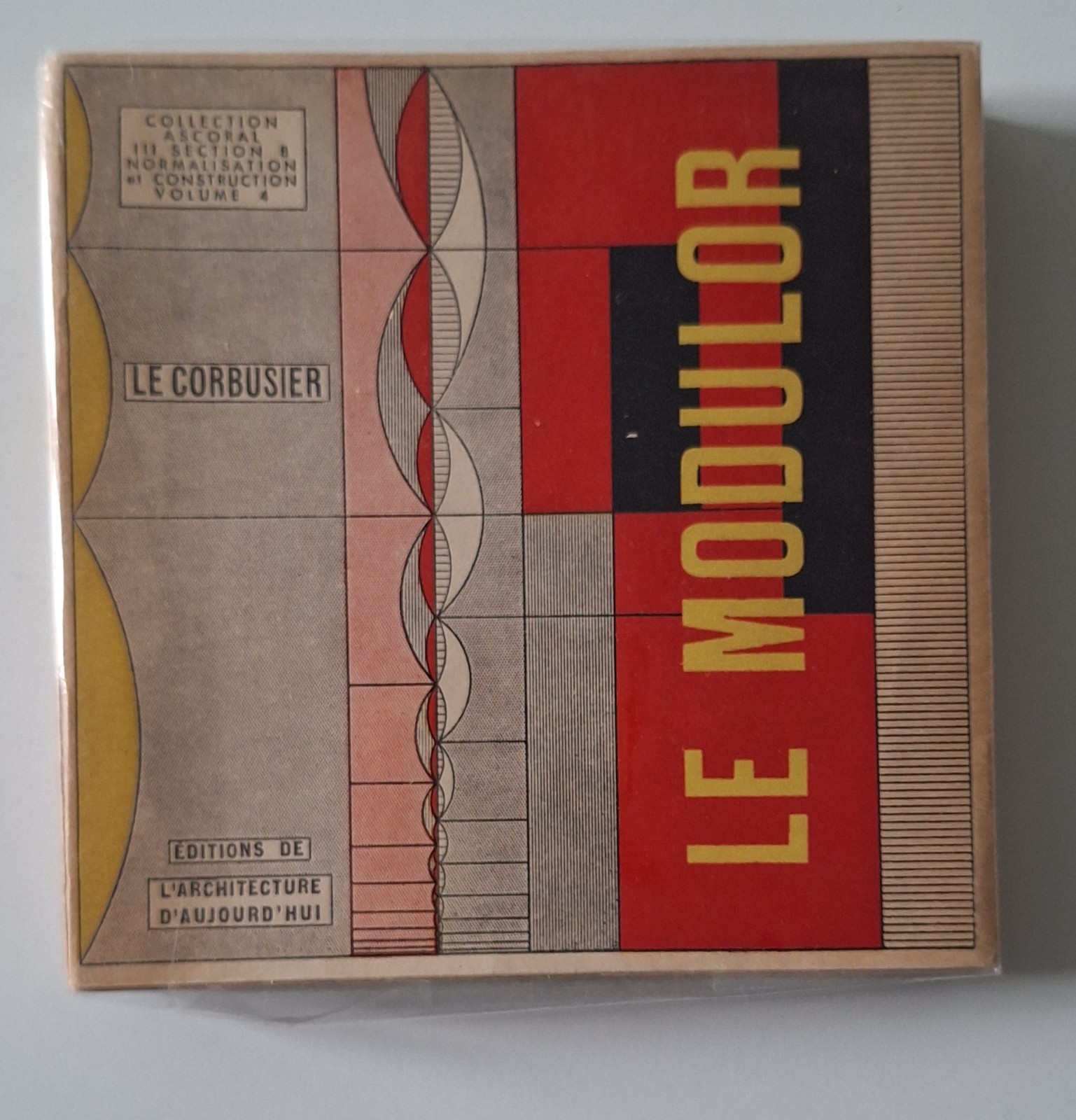 LE CORBUSIER LE MODULOR EDITIONS DE L'ARCHITECTURE D'AUJOURD'HUI 1954