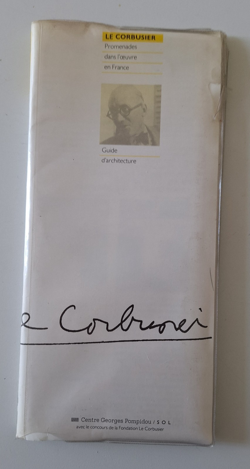 LE CORBUSIER PROMENADE DANS L'OEUVRE EN FRANCE CENTRE GEORGE POMPIDOU