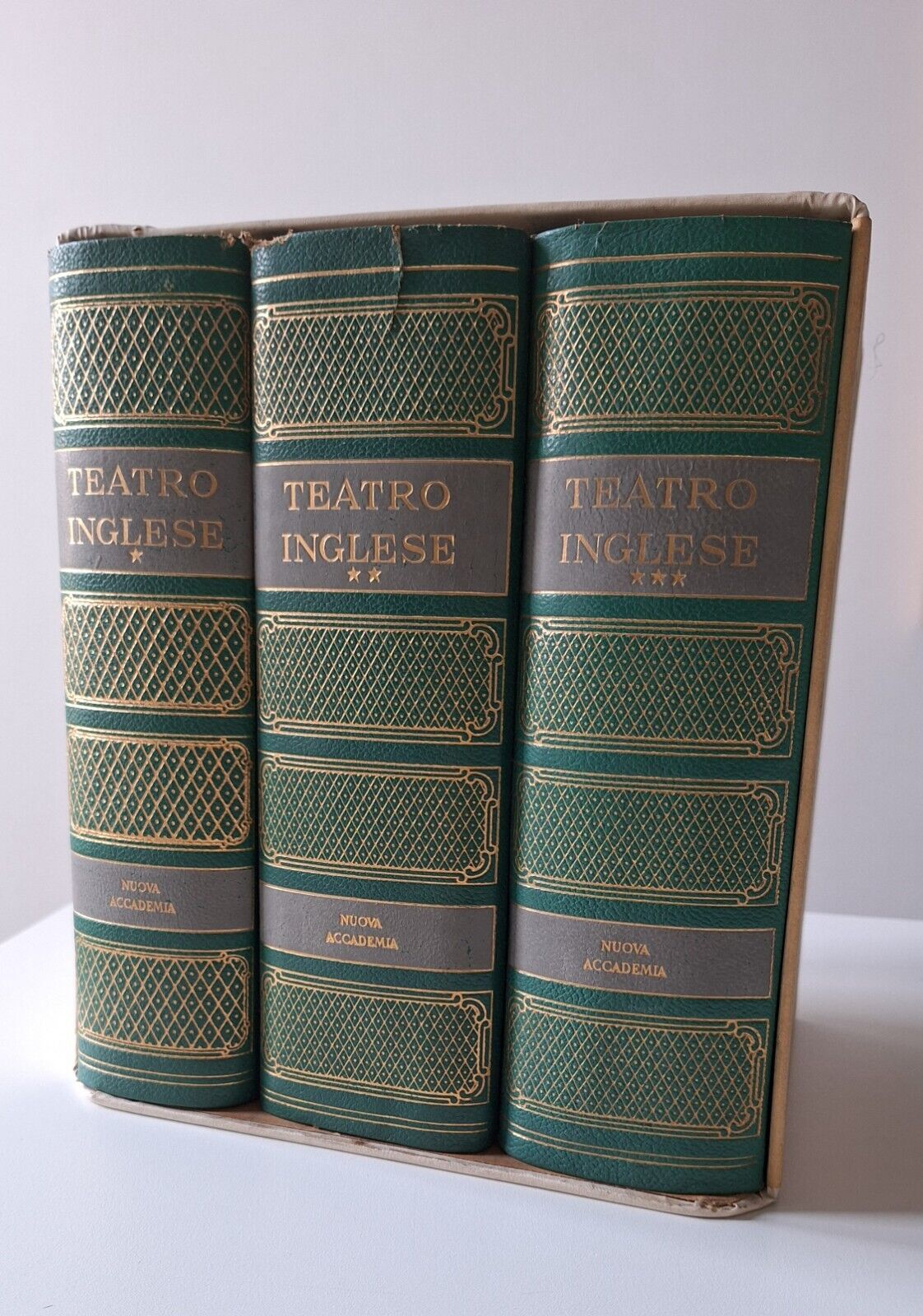 LE GRANDI OPERE DEL TEATRO INGLESE NUOVA ACCADEMIA 3 VOLUMI