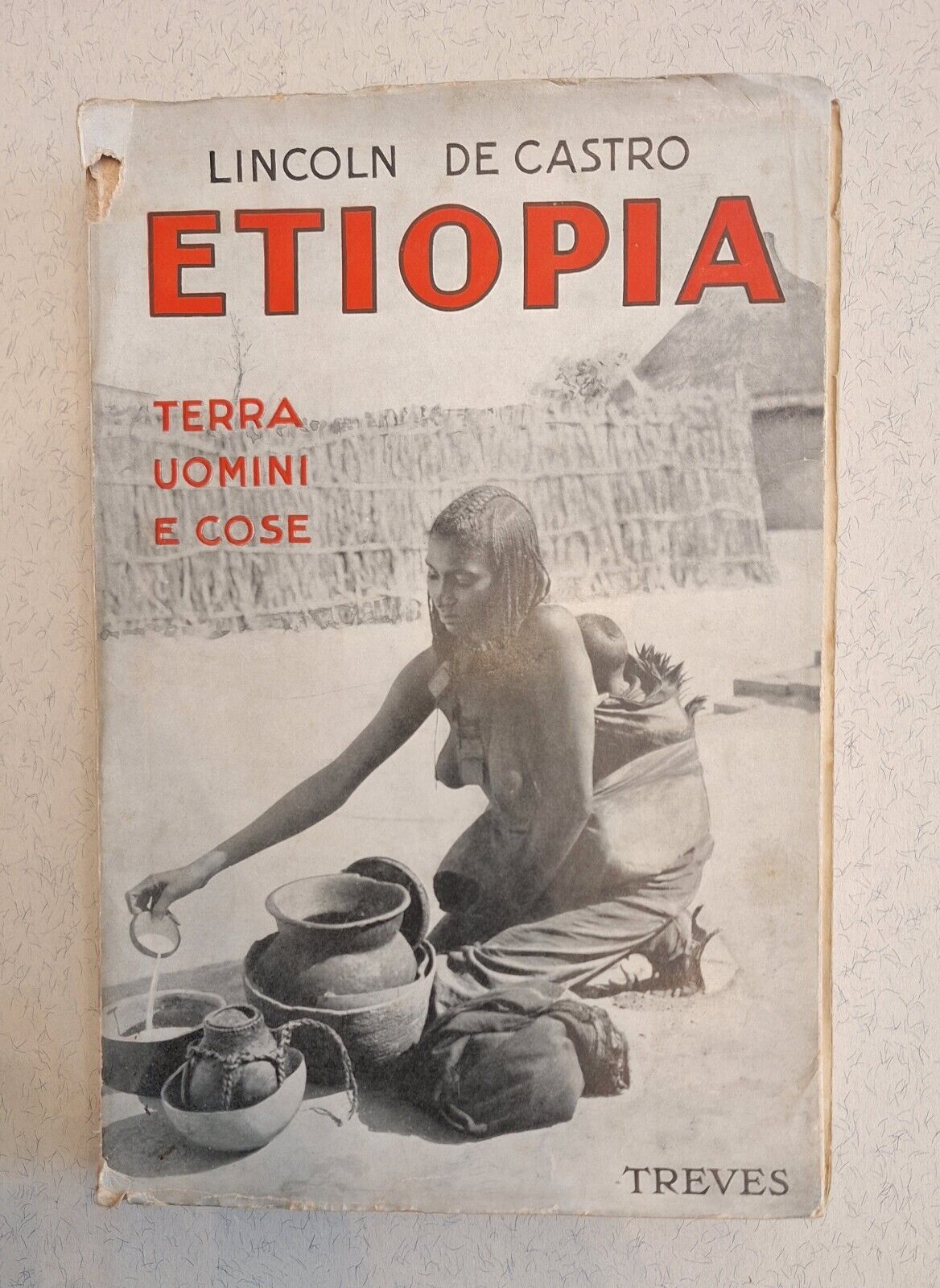LINCOLN DE CASTRO ETIOPIA TREVES 1936