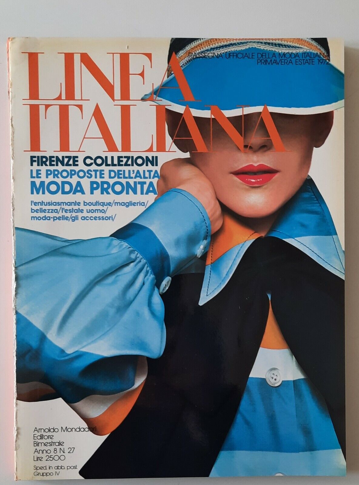 LINEA ITALIANA RASSEGNA UFFICIALE DELLA MODA ITALIANA 1972 PRIMAVERA ESTATE