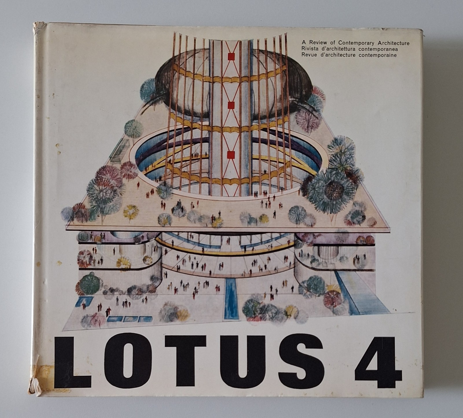 LOTUS 4 RIVISTA D'ARCHITETTURA CONTEMPORANEA ED. ALFIERI 1967-1968