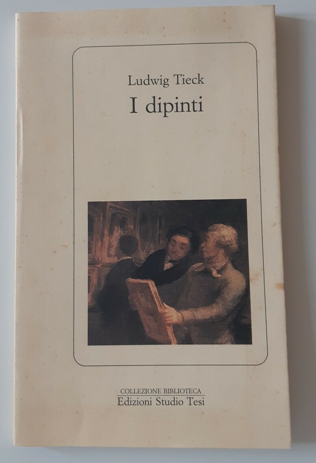 LUDWIG TIECK I DIPINTI STUDIO TESI ED. 1994