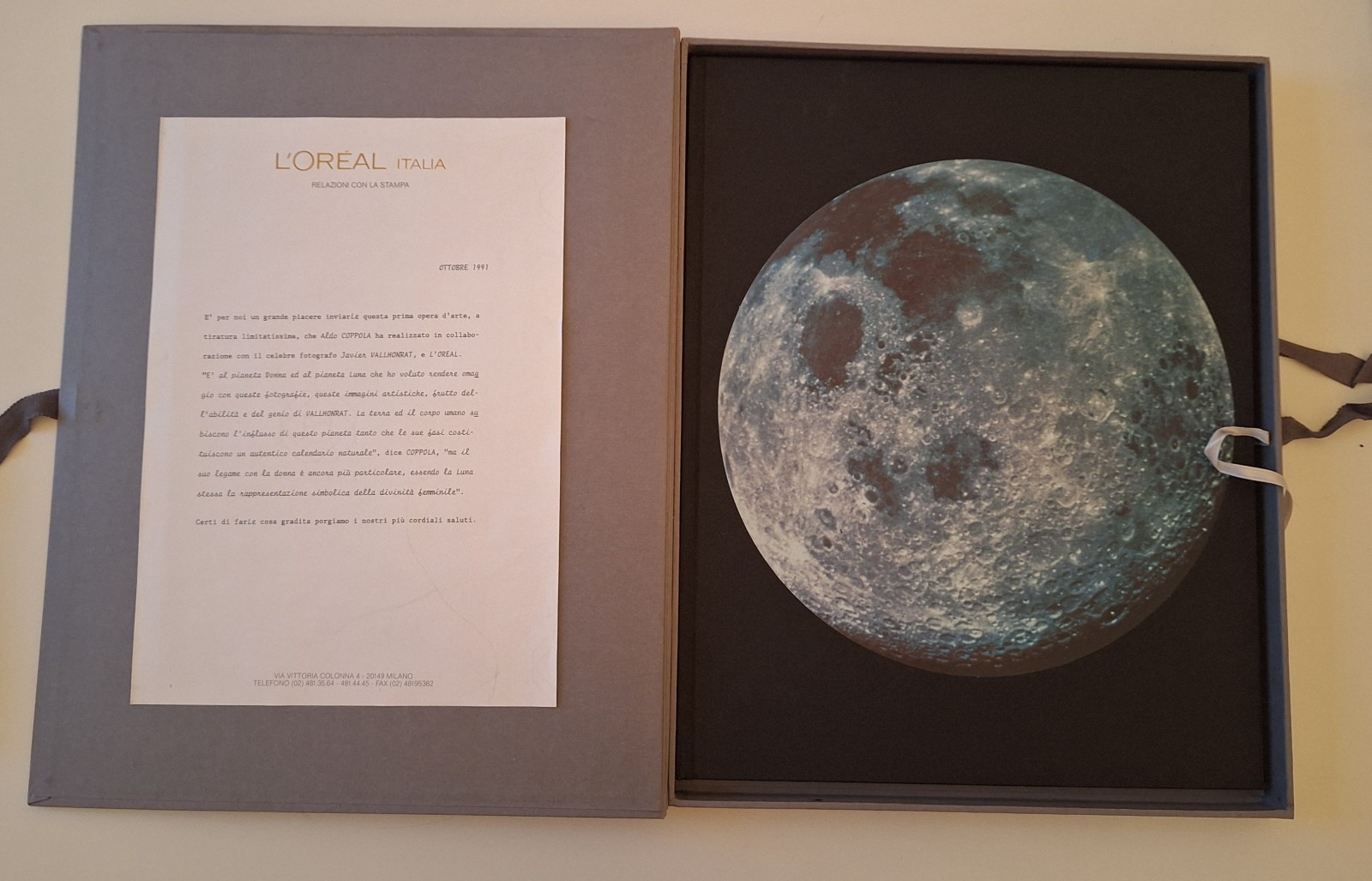 LUNA JAVIER VALLHONRAT ALDO COPPOLA L'OREAL T.E. ARTE GRAFICAS 1991 …
